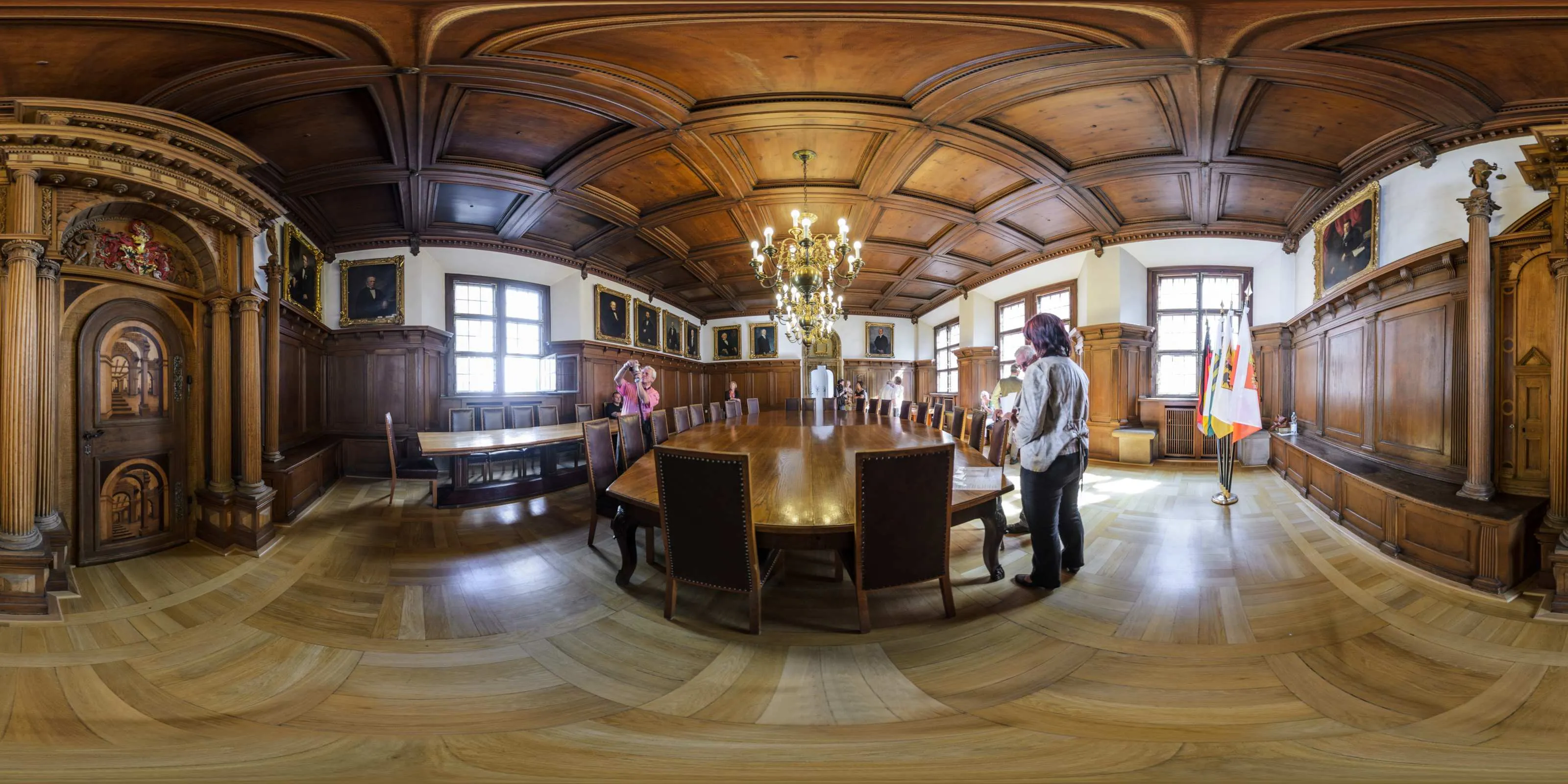 360° Panorama: Rathaus - Kleiner Ratssaal in Görlitz