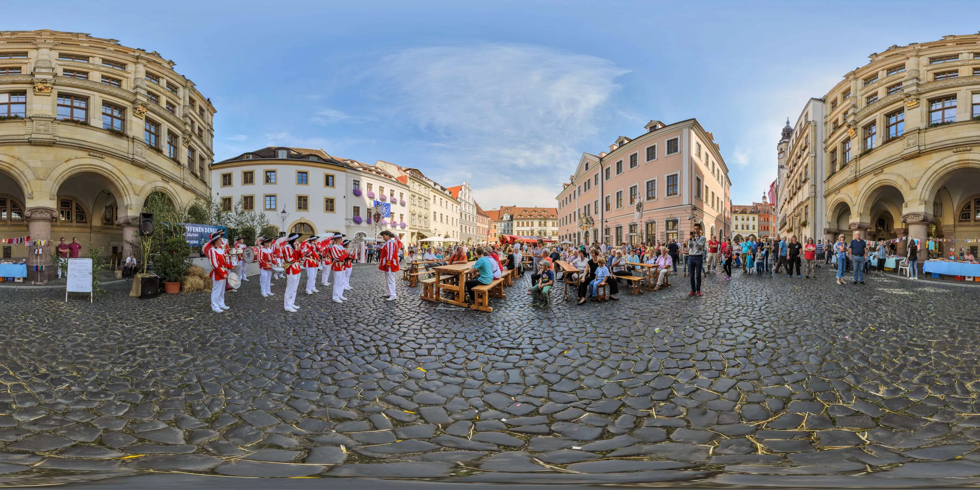 360° Panorama: Untermarkt - Tag des offenen Denkmals 2015 in Görlitz