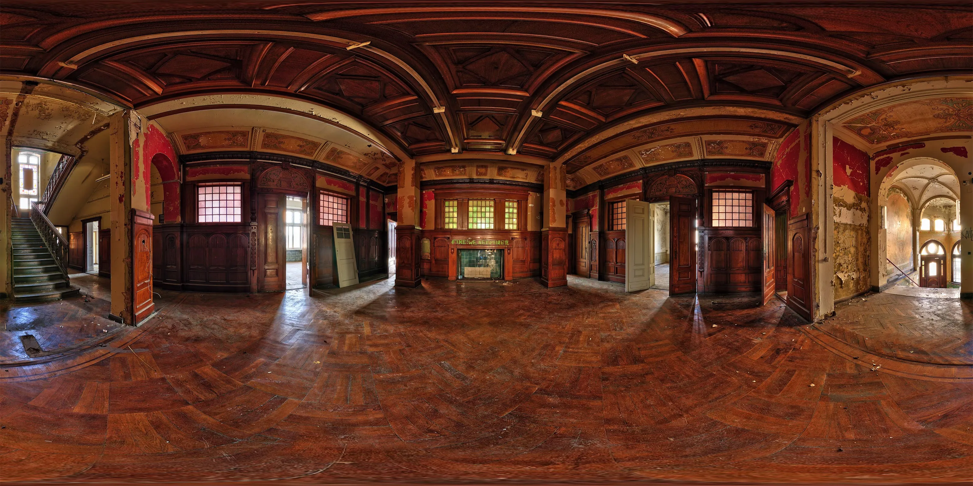 360° Panorama: Villa "Gstraße" - Haushalle in Görlitz