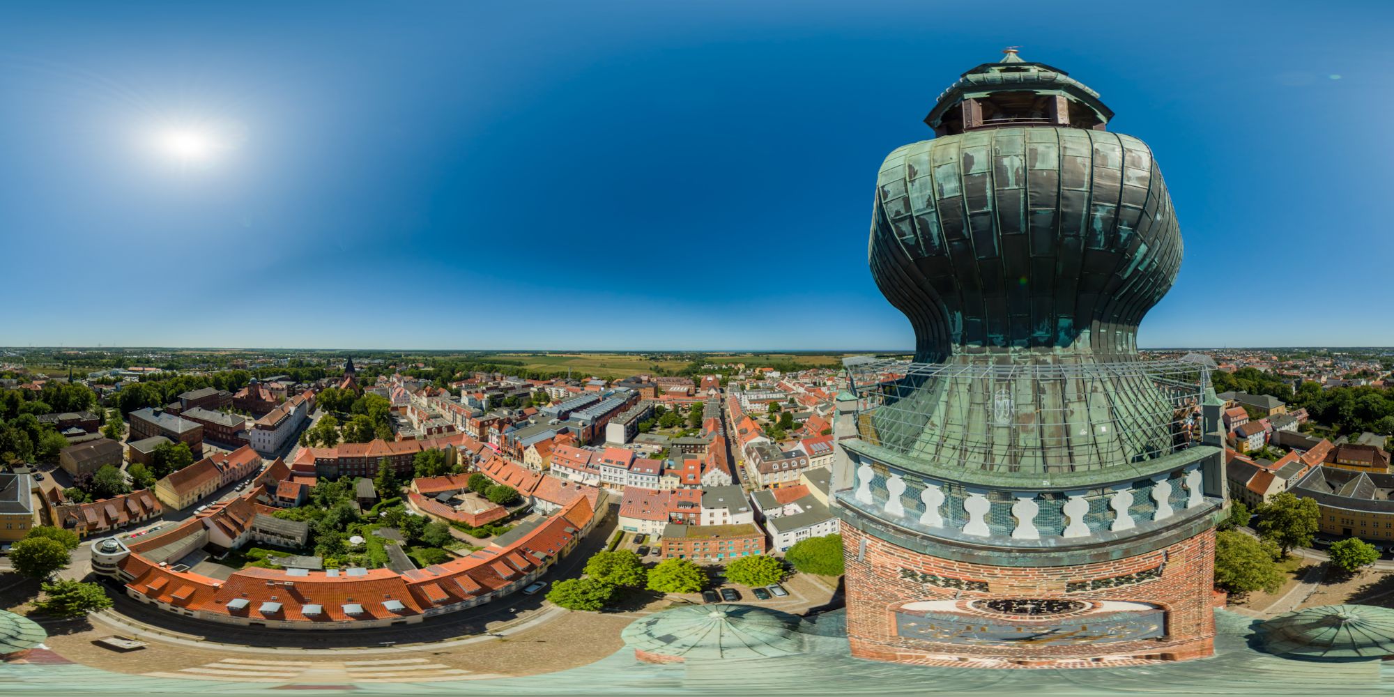 Virtueller Rundgang in der Nähe: Greifswald - Dom St. Nikolai - Aussicht vom Turm