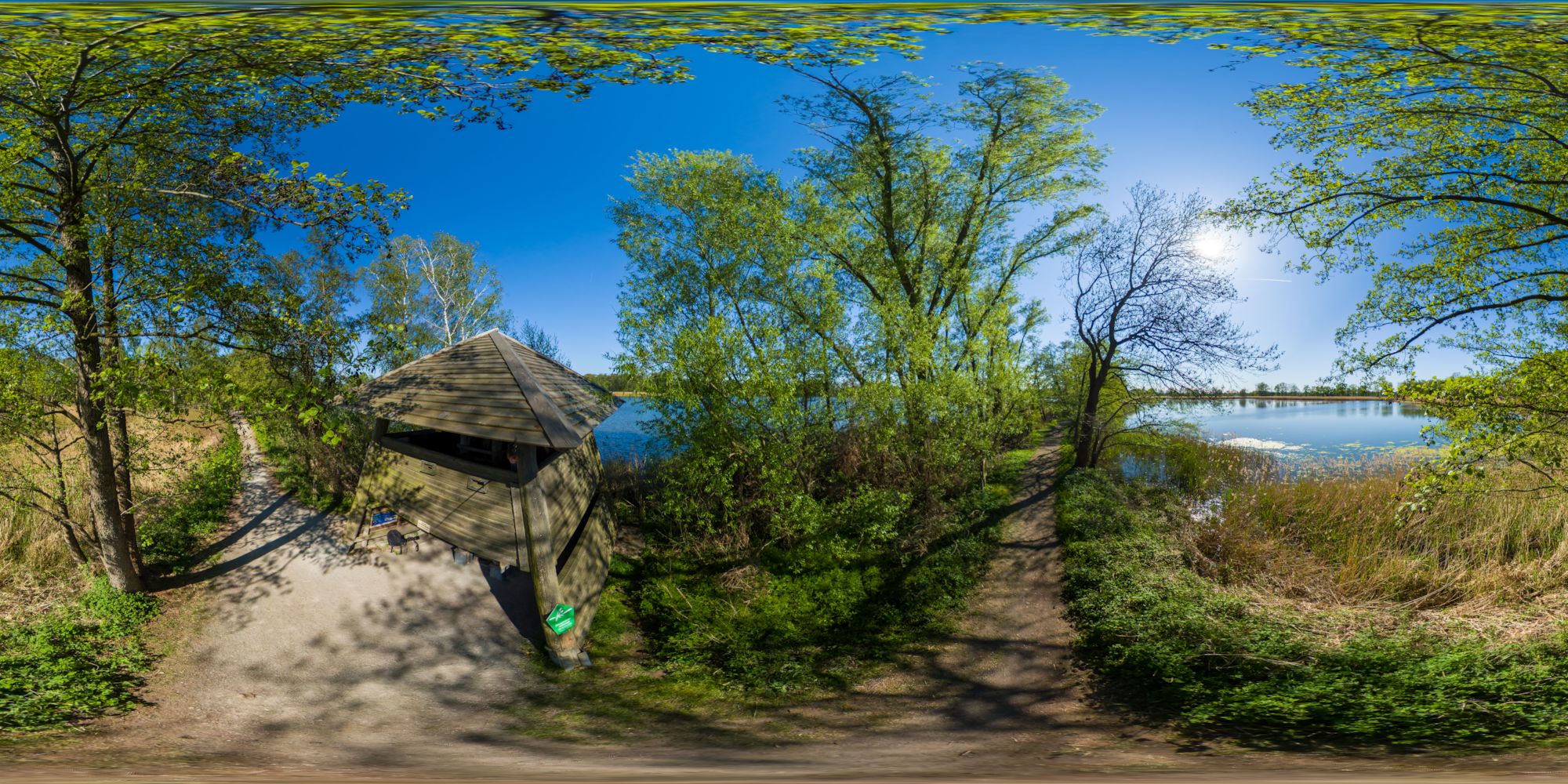 Biosphärenreservat Guttau - Beobachtungsturm am Großteich