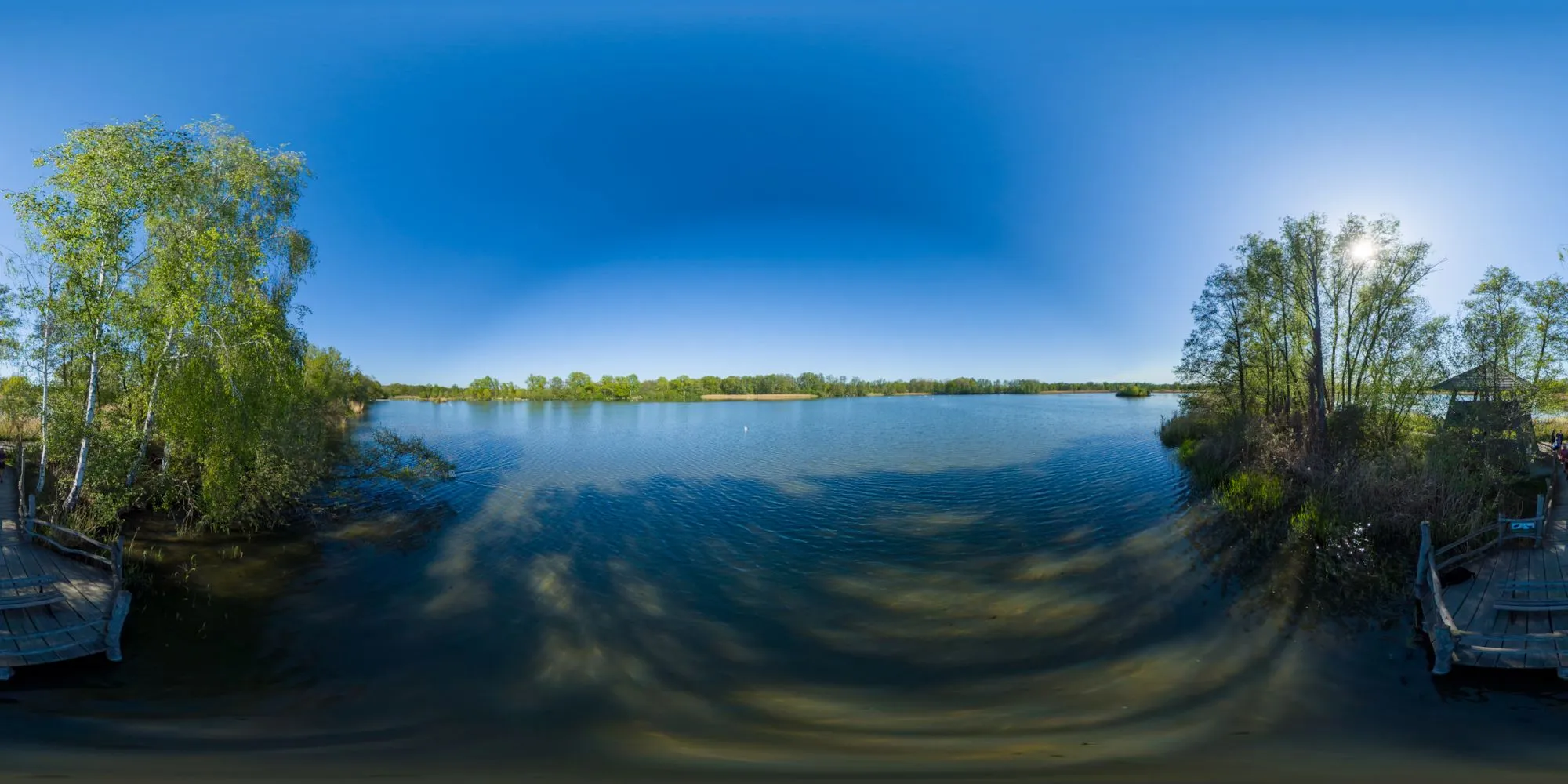 Virtueller Rundgang in der Nähe: Biosphärenreservat Guttau - Steg am Großteich in Oberlausitz