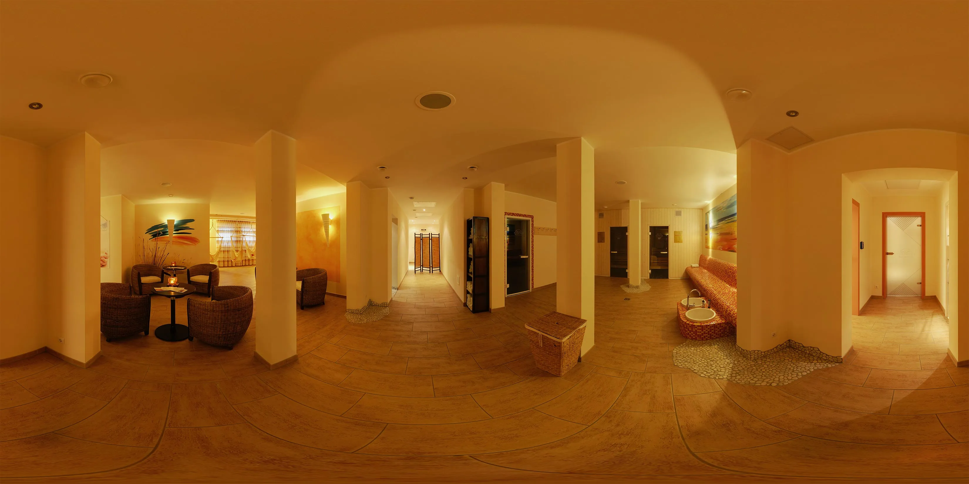 Virtueller Rundgang in der Nähe: Wellnessbereich in Hotel "Haus am See"