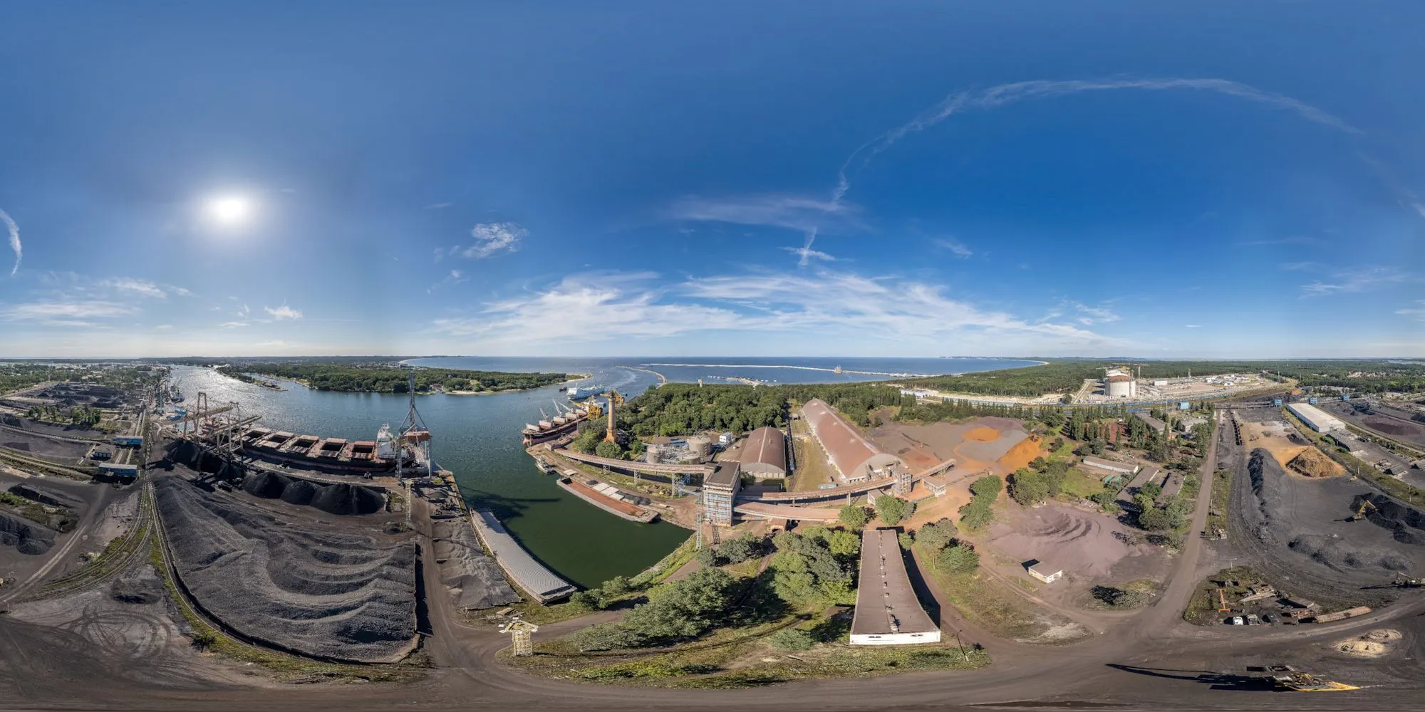 Virtueller Rundgang in der Nähe: Hafen Swinemünde in Polen