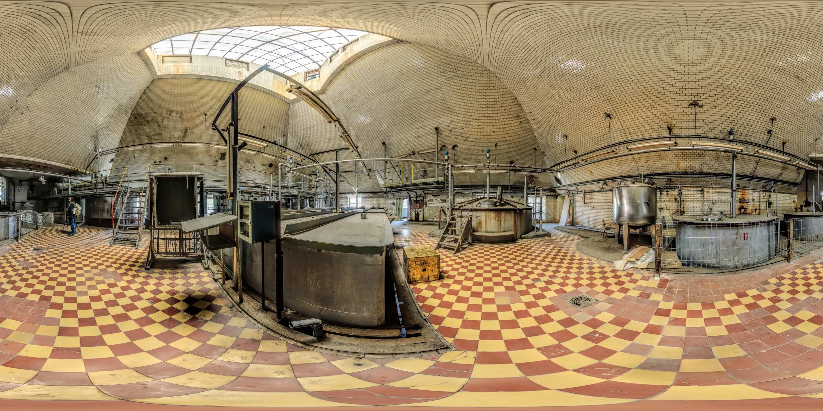 360° Panorama: VEB Bramsch Betriebsteil Backhefe - Kesselraum in Görlitz