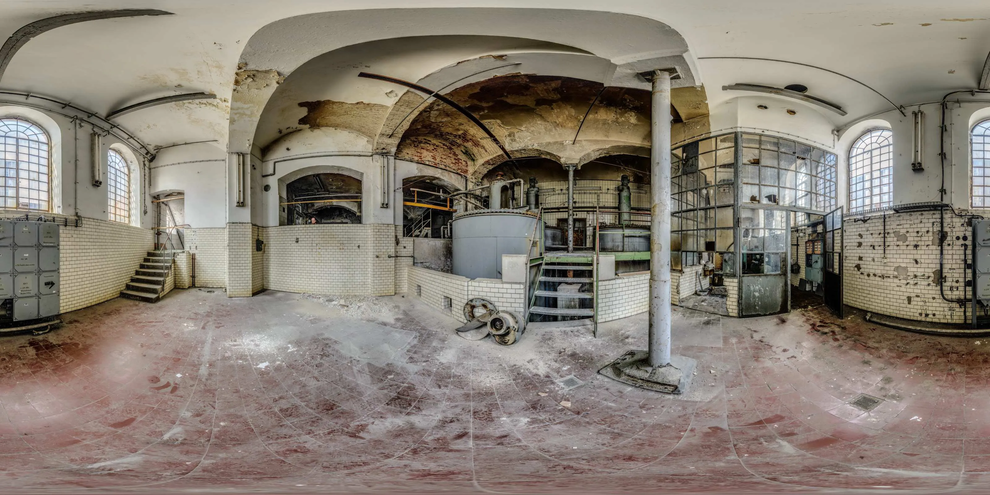 360° Panorama: VEB Bramsch Betriebsteil Backhefe - Kompressoren in Görlitz