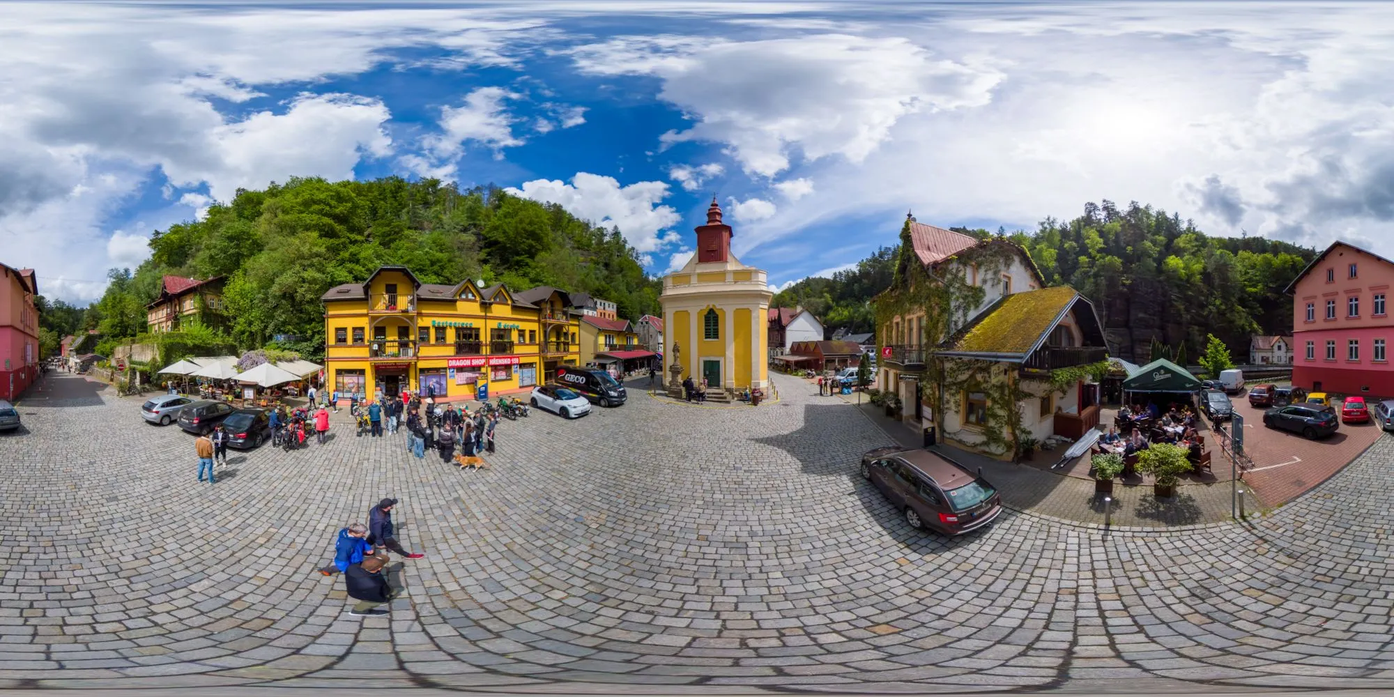 Virtueller Rundgang in der Nähe: Nepomuk-Kirche/ Kostel sv. Jana Nepomuckého in Hrensko/ Herrnskretschen