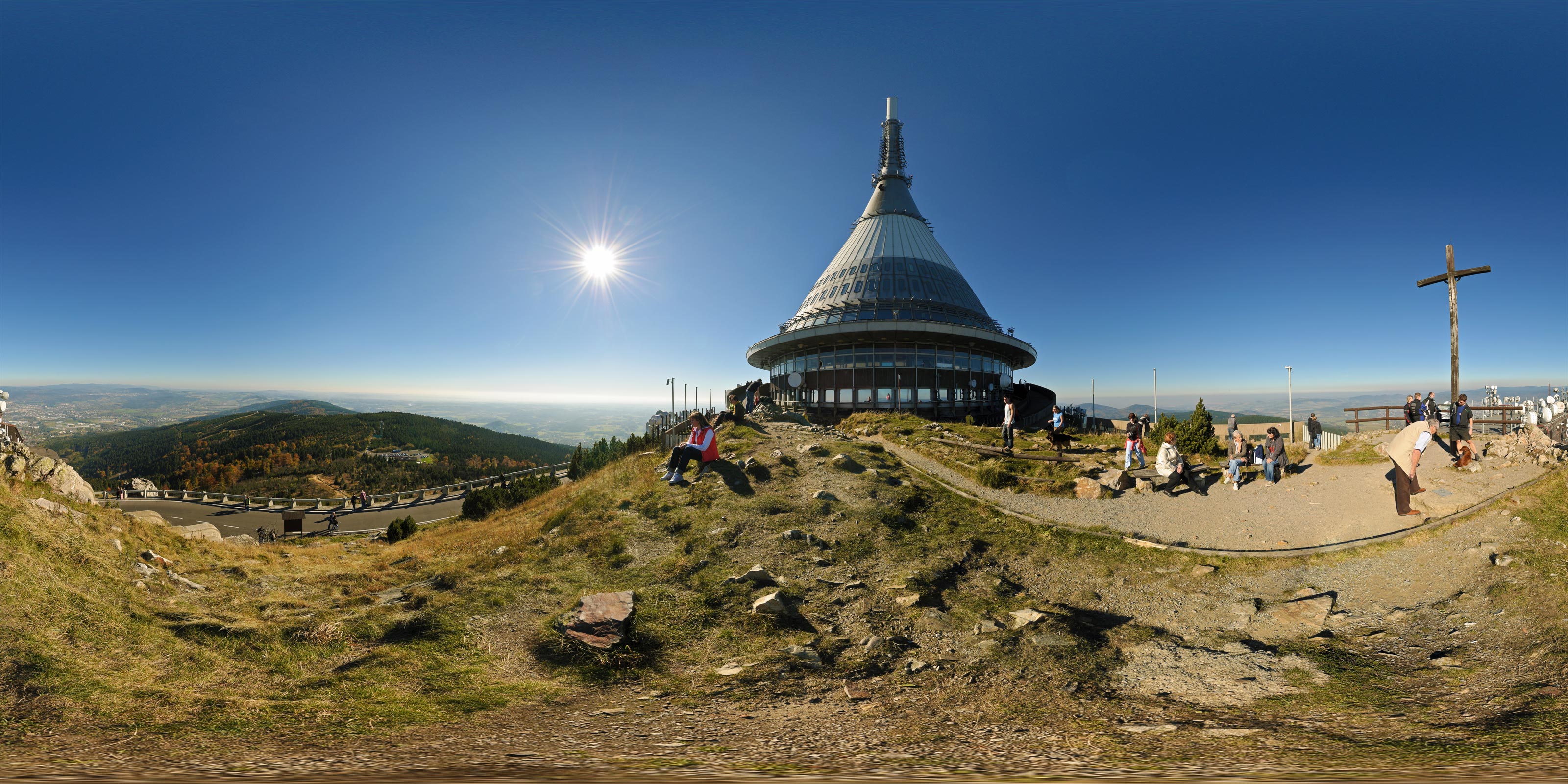 Jeschken (1012m) - Ost Aussicht