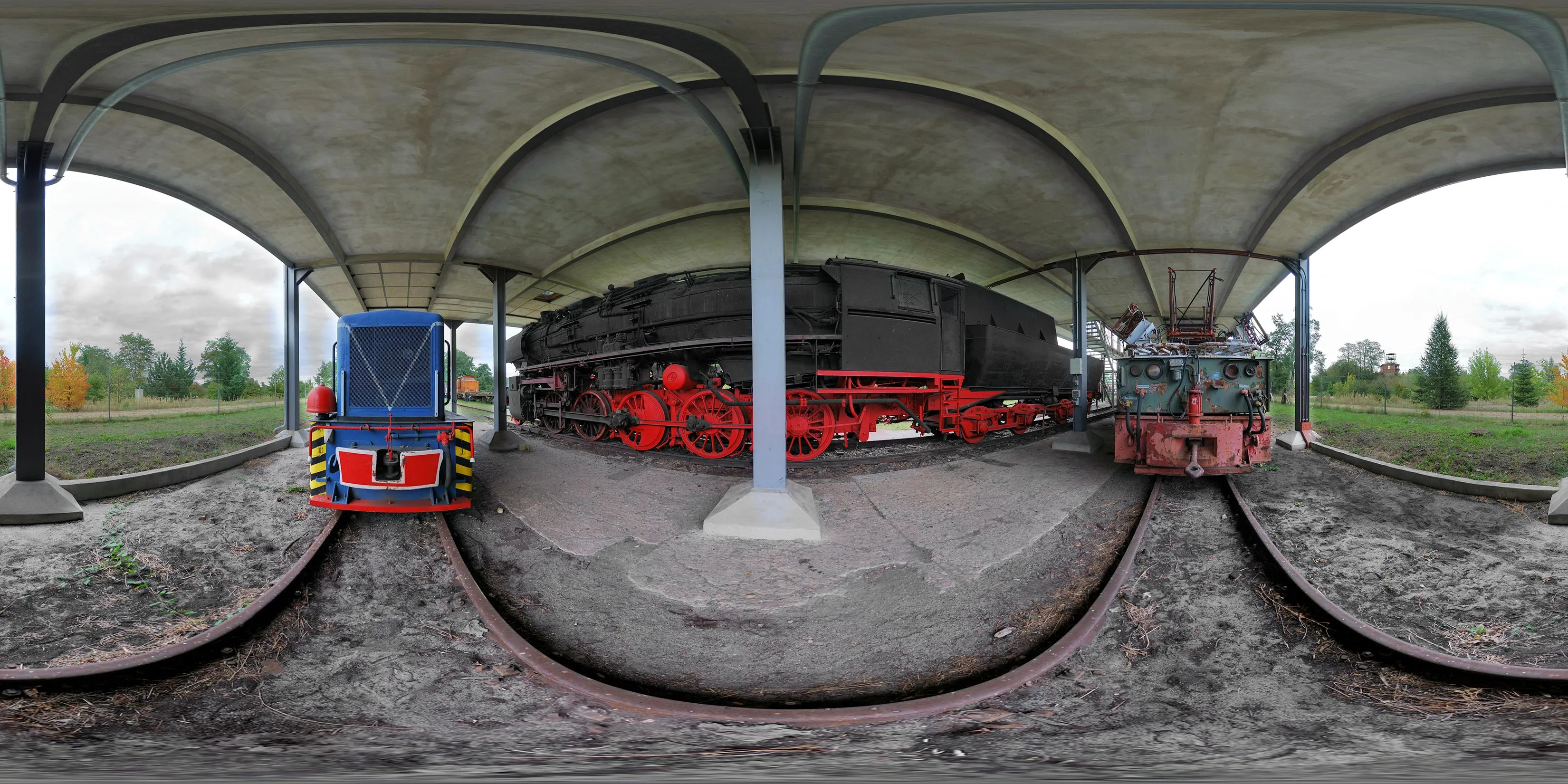 Virtueller Rundgang in der Nähe: Dampflok in Energiefabrik Knappenrode