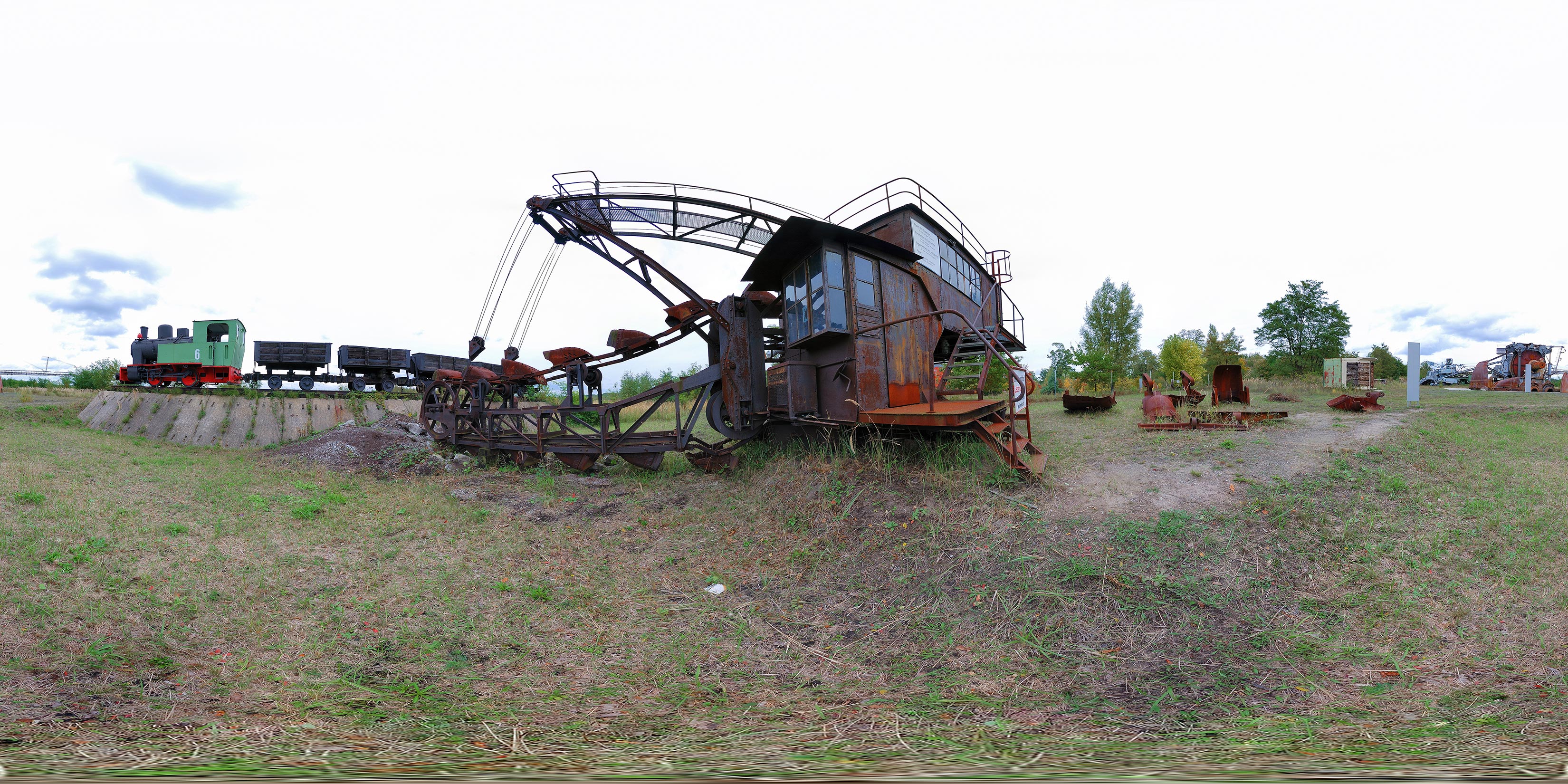 Alter Schaufelradbagger