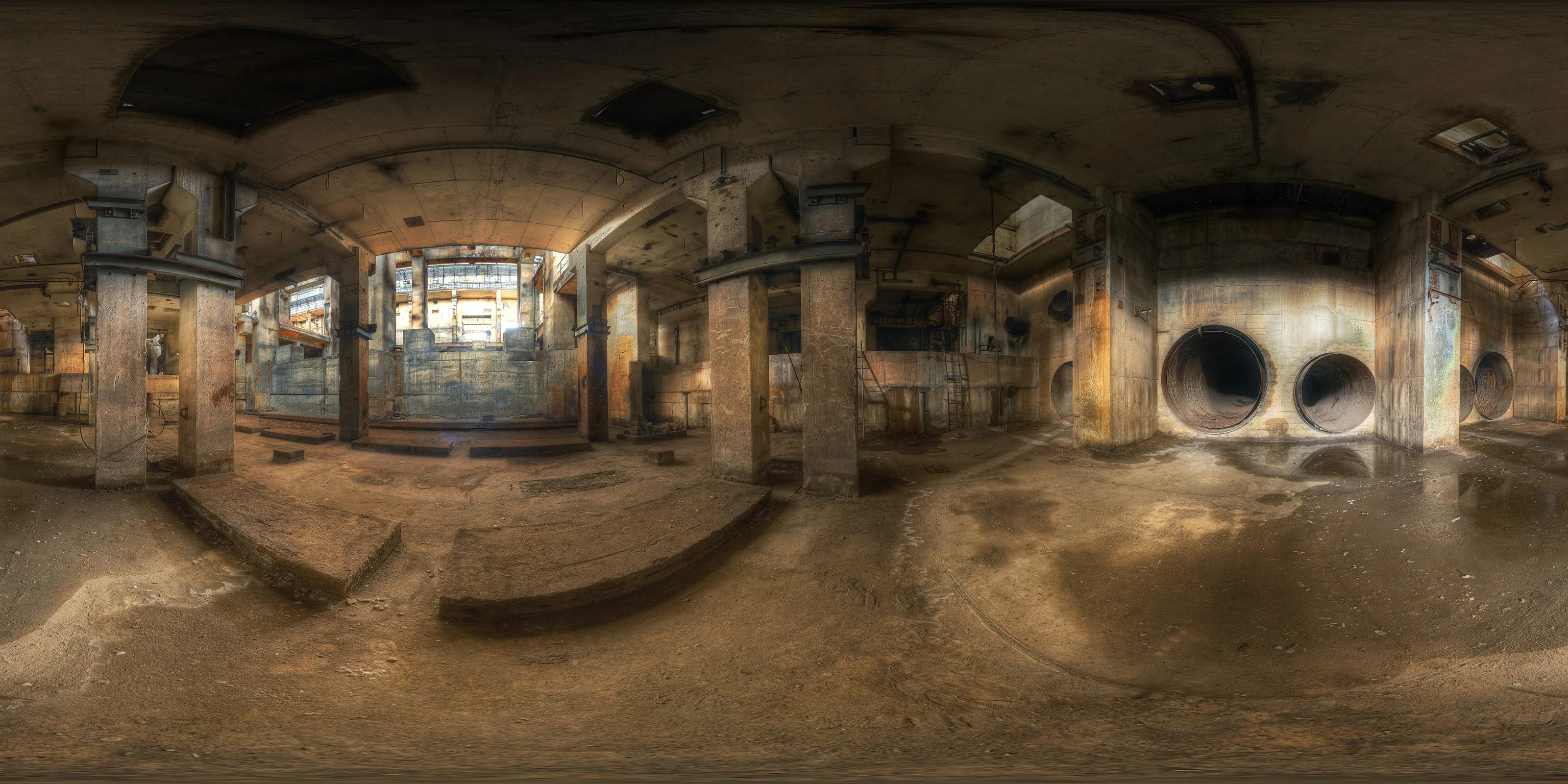 Virtueller Rundgang in der Nähe: Kraftwerk Hagenwerder Werk III in HDR - Panoramen