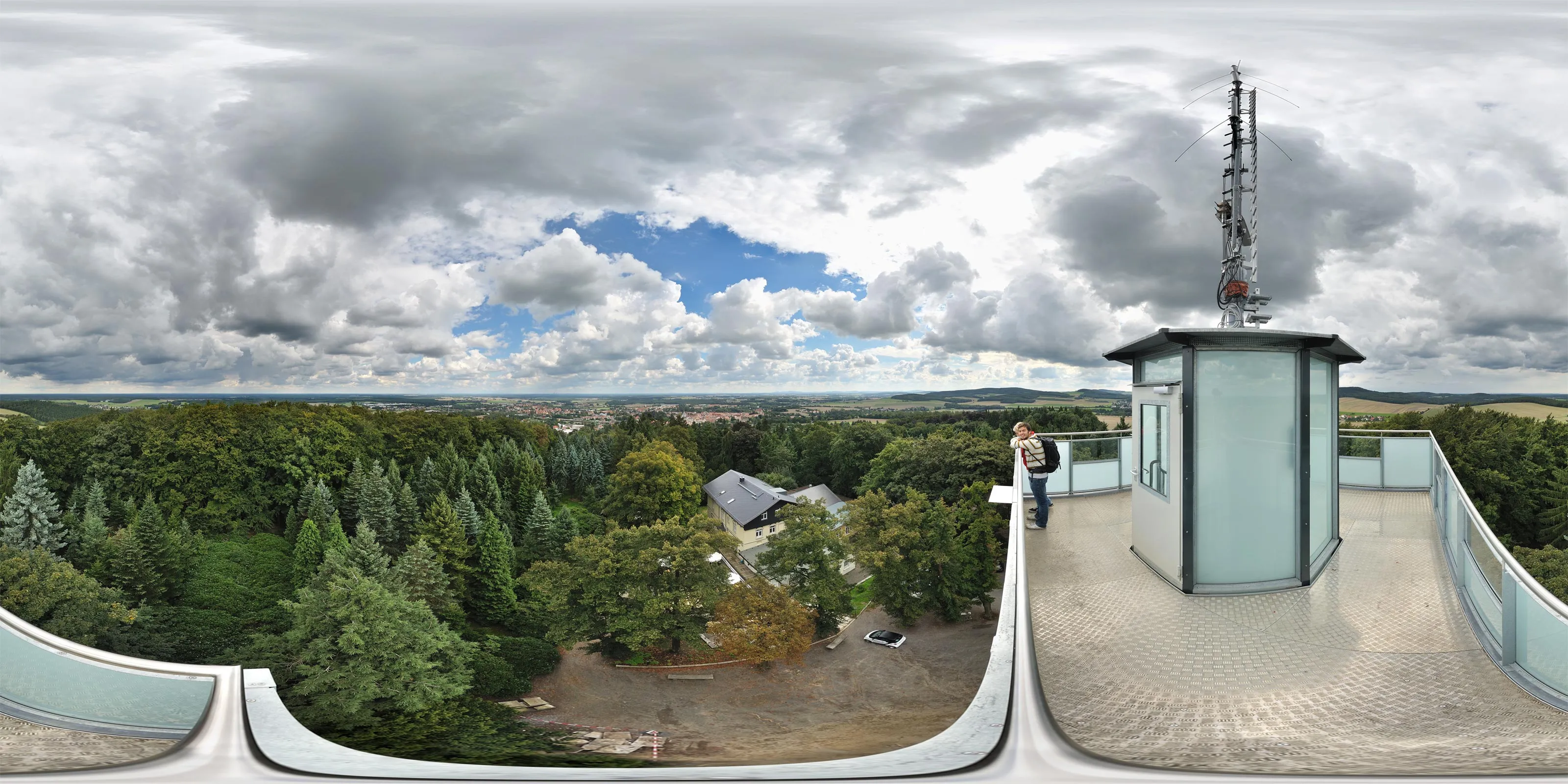 360° Panorama: Hutbergturm 2010 in Kamenz