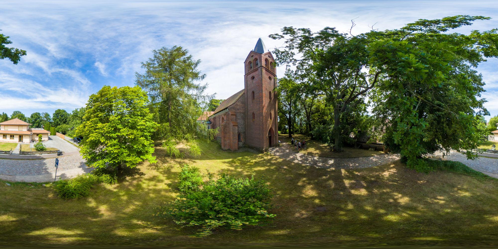 Virtueller Rundgang in der Nähe: Krummin - St.-Michael-Kirche - Nord-West-Ansicht