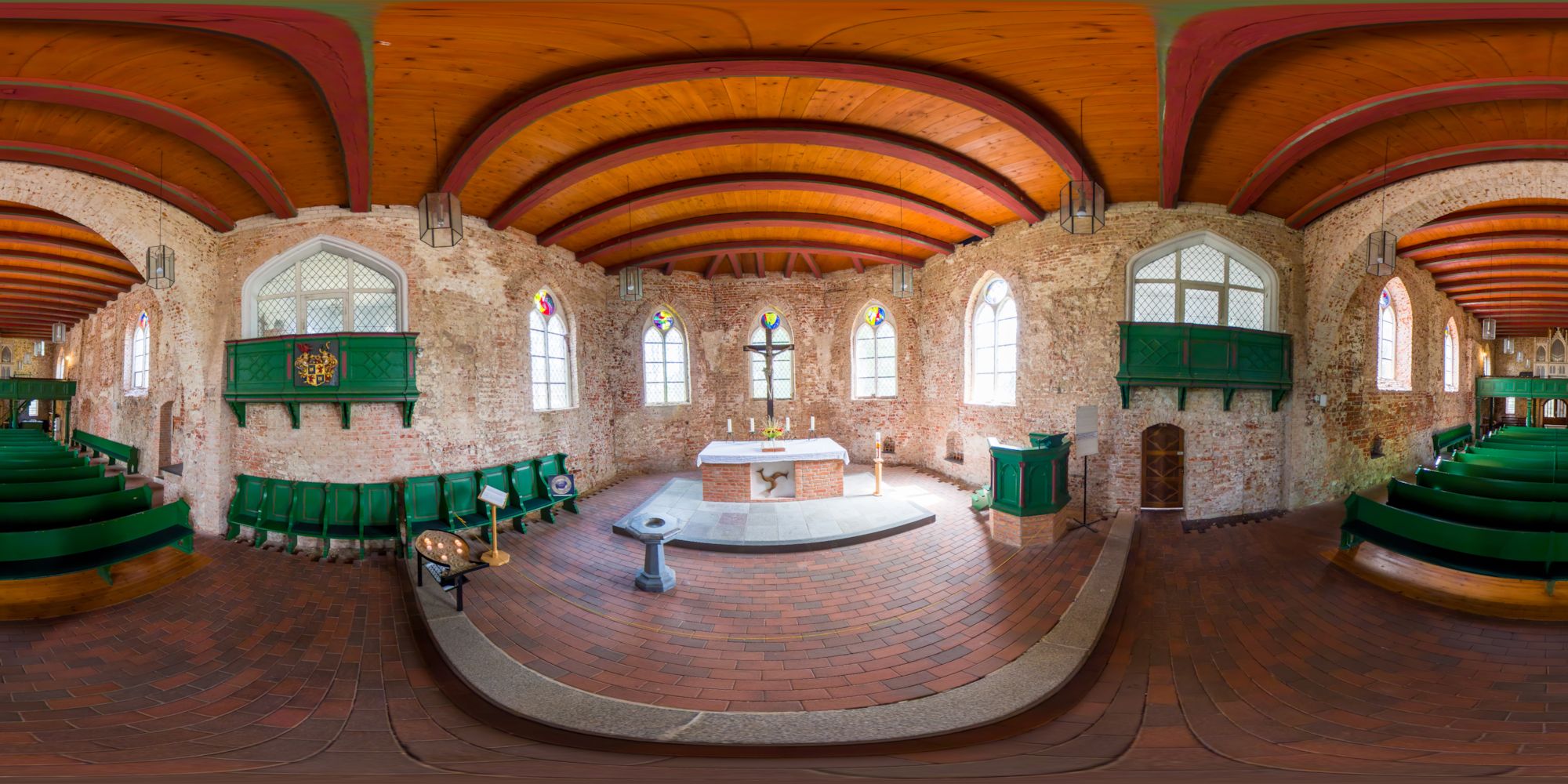 Virtueller Rundgang in der Nähe: Krummin - St.-Michael-Kirche - Altarraum