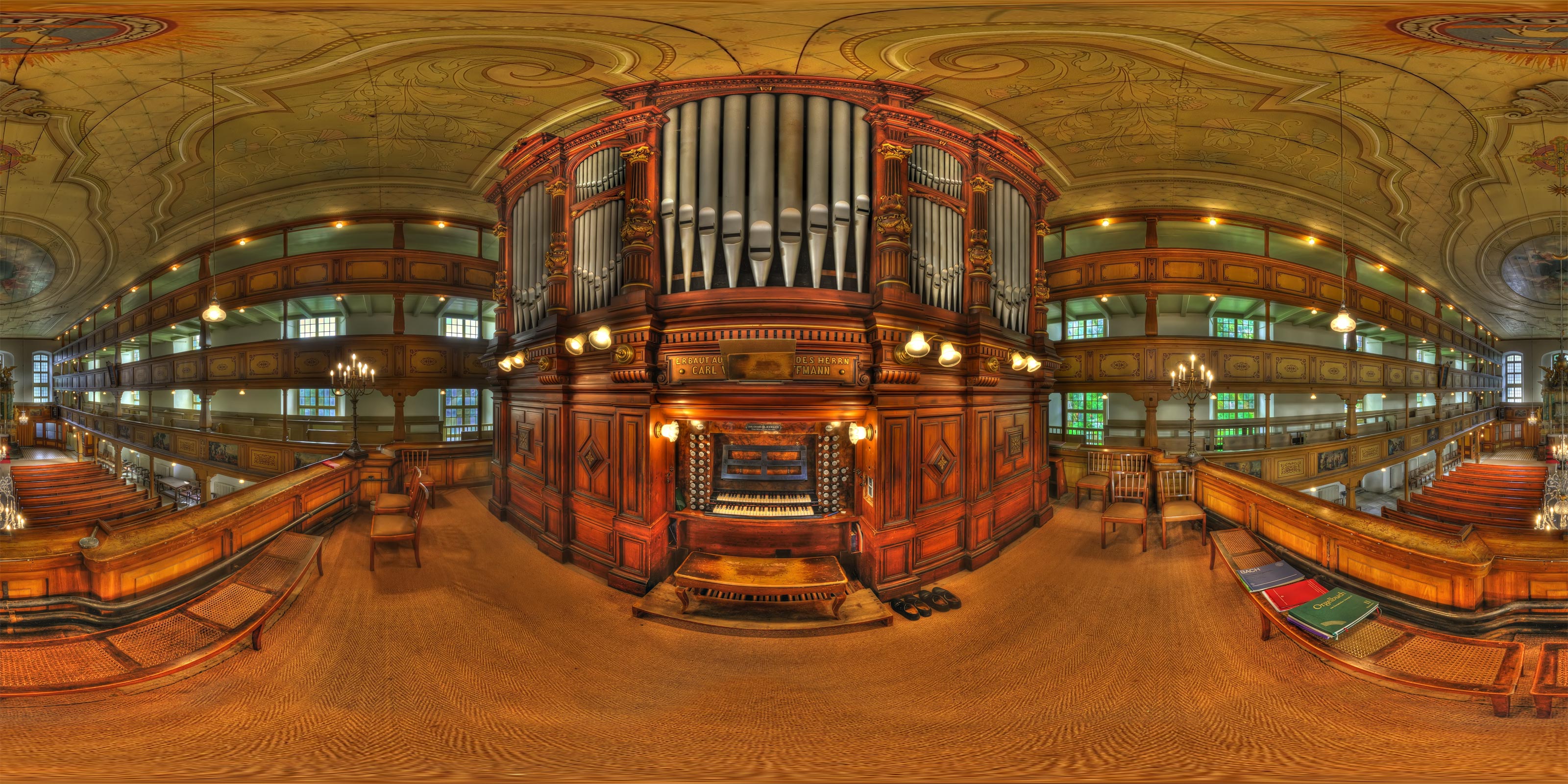 Neugersdorfer Kirche - Orgelempore