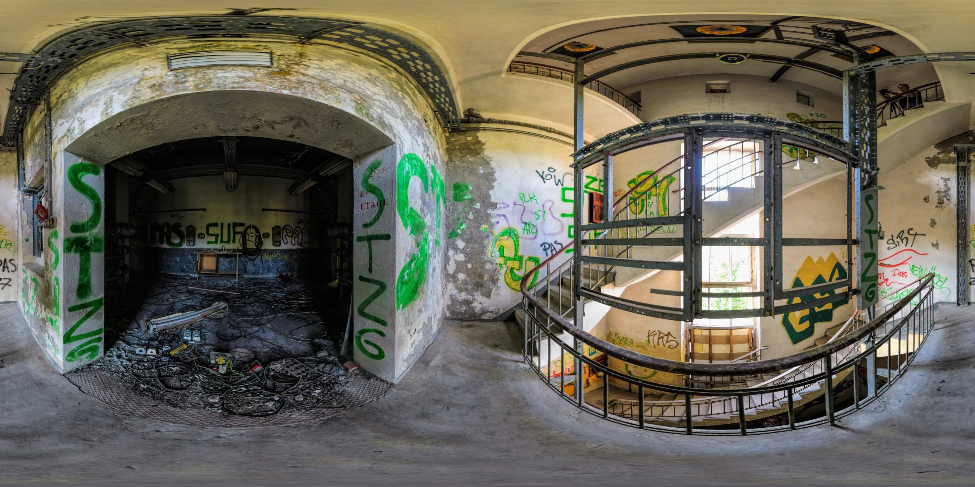 360° Panorama: Kühlhaus - Treppenhaus in Görlitz