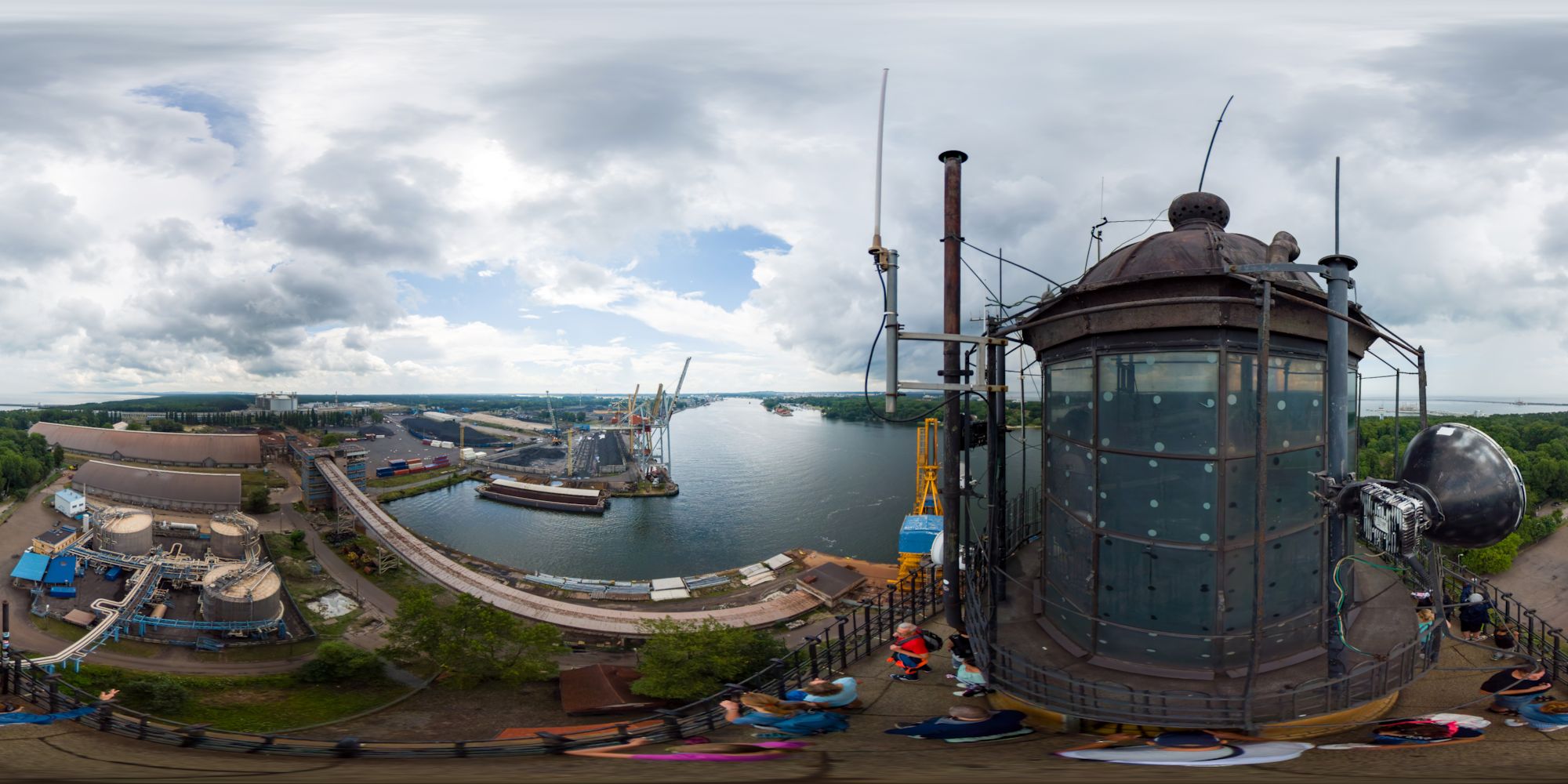 Virtueller Rundgang in der Nähe: Aussicht vom Leuchtturm Swinemünde/ Latarnia Morska