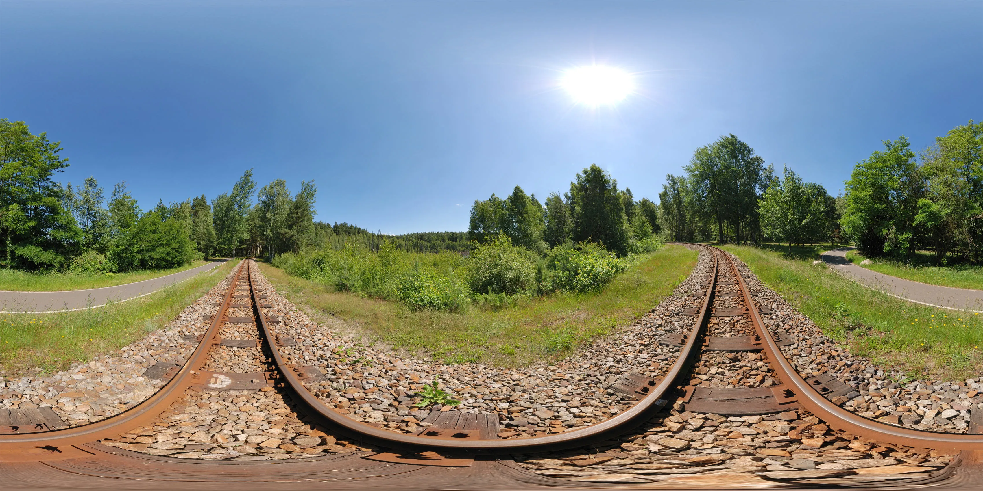 Virtueller Rundgang in der Nähe: Waldeisenbahnstrecke in Muskauer Faltenbogen