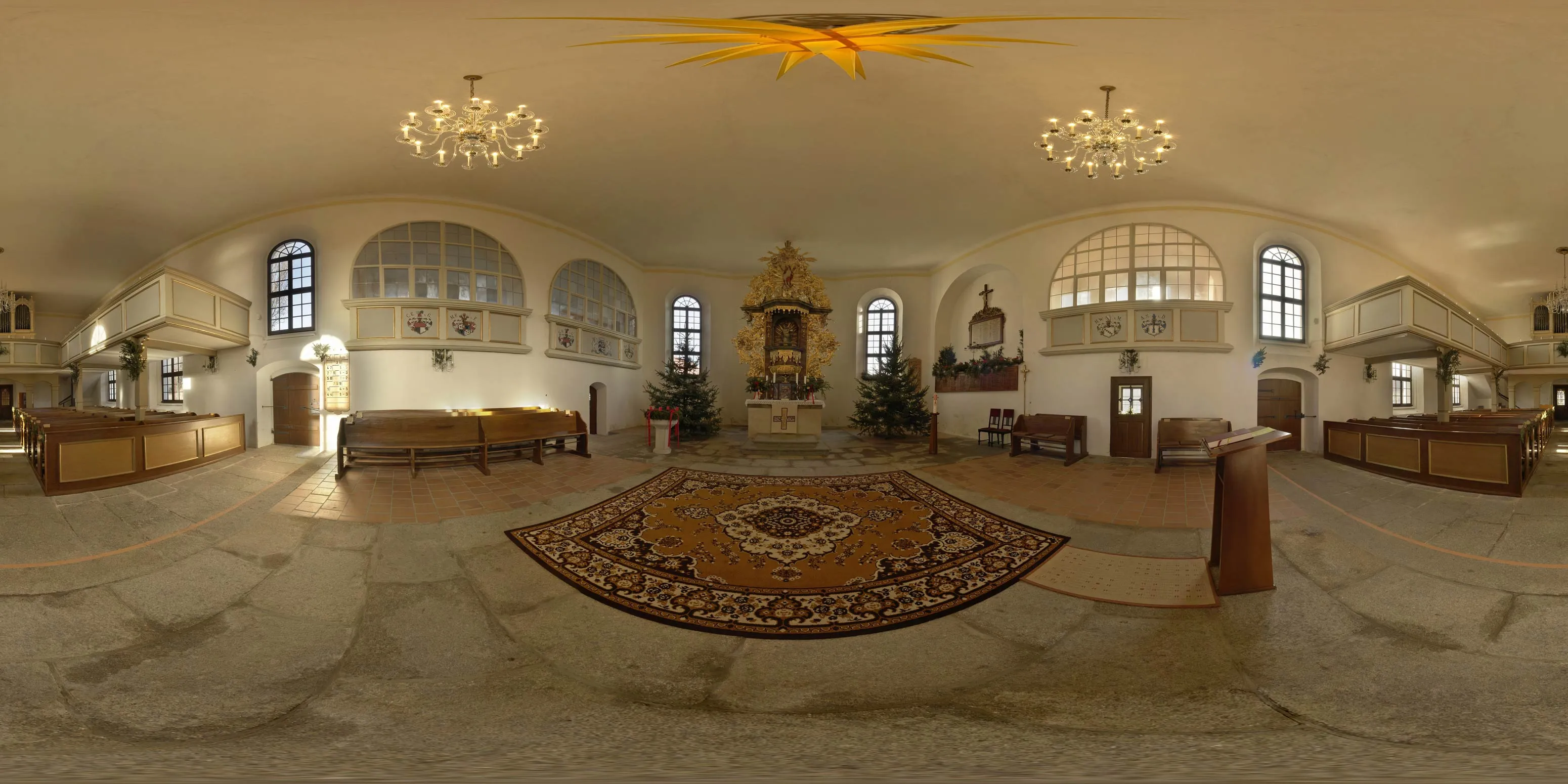 Virtueller Rundgang in der Nähe: Malschwitzer Kirche in Oberlausitzer Kirchen