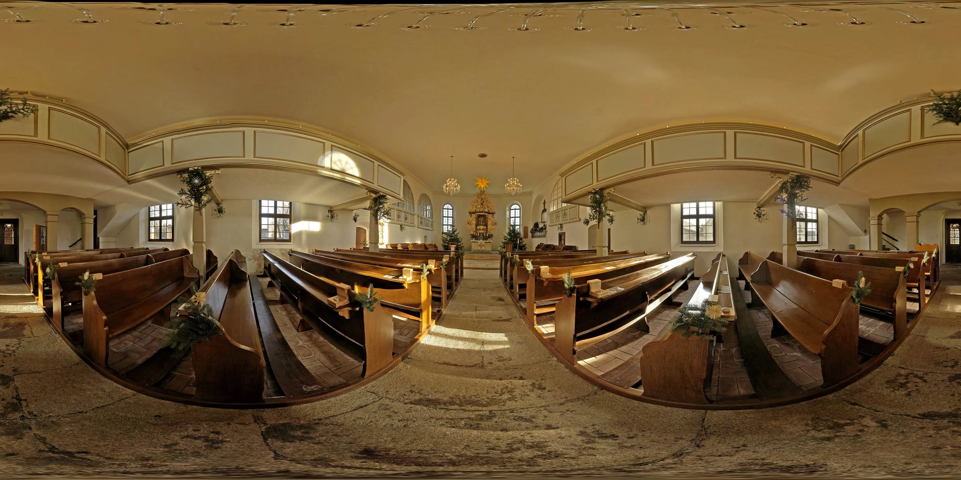 Virtueller Rundgang in der Nähe: Malschwitzer Kirche in Oberlausitzer Kirchen