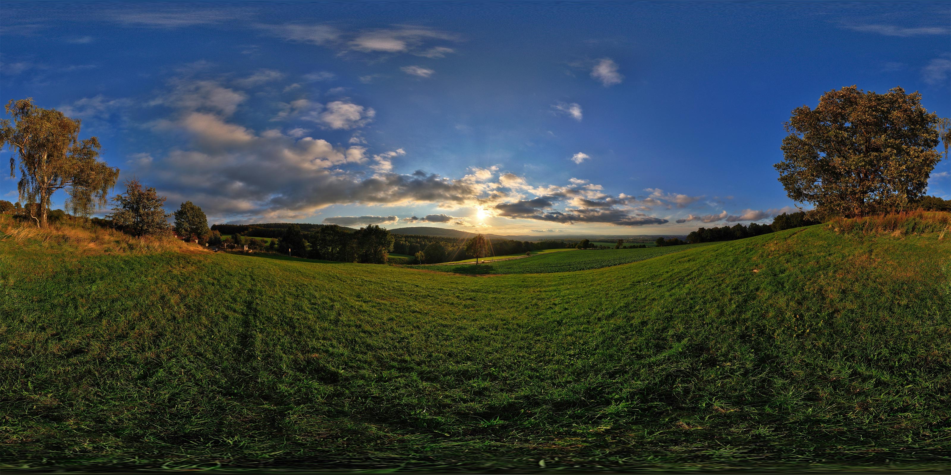 Sonnenuntergang bei Mehlteuer