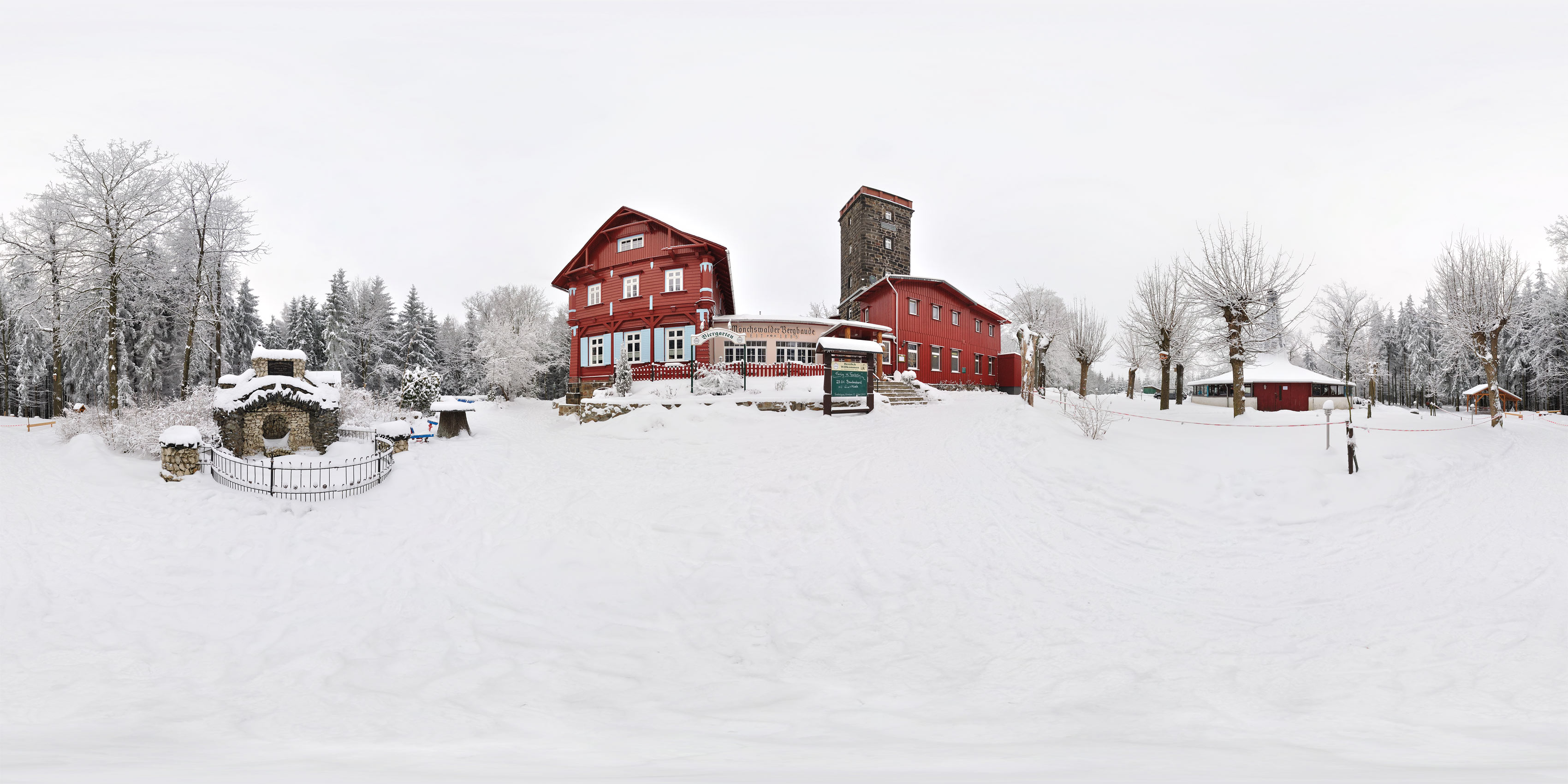 Virtueller Rundgang in der Nähe: Mönchswalder Bergbaude Winter