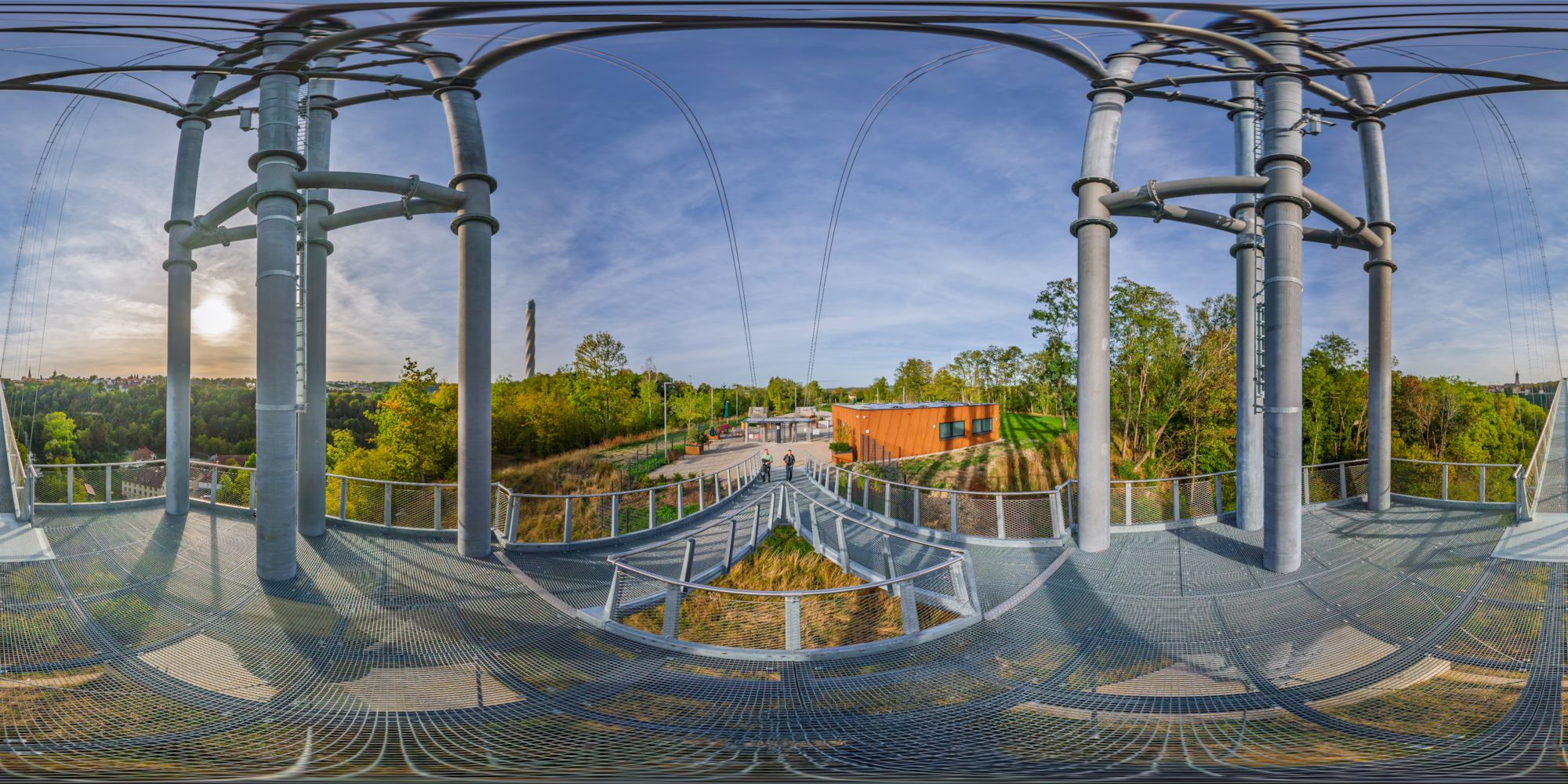 Virtueller Rundgang in der Nähe: Hängebrücke „Neckarline“ - Eingang Berner Feld
