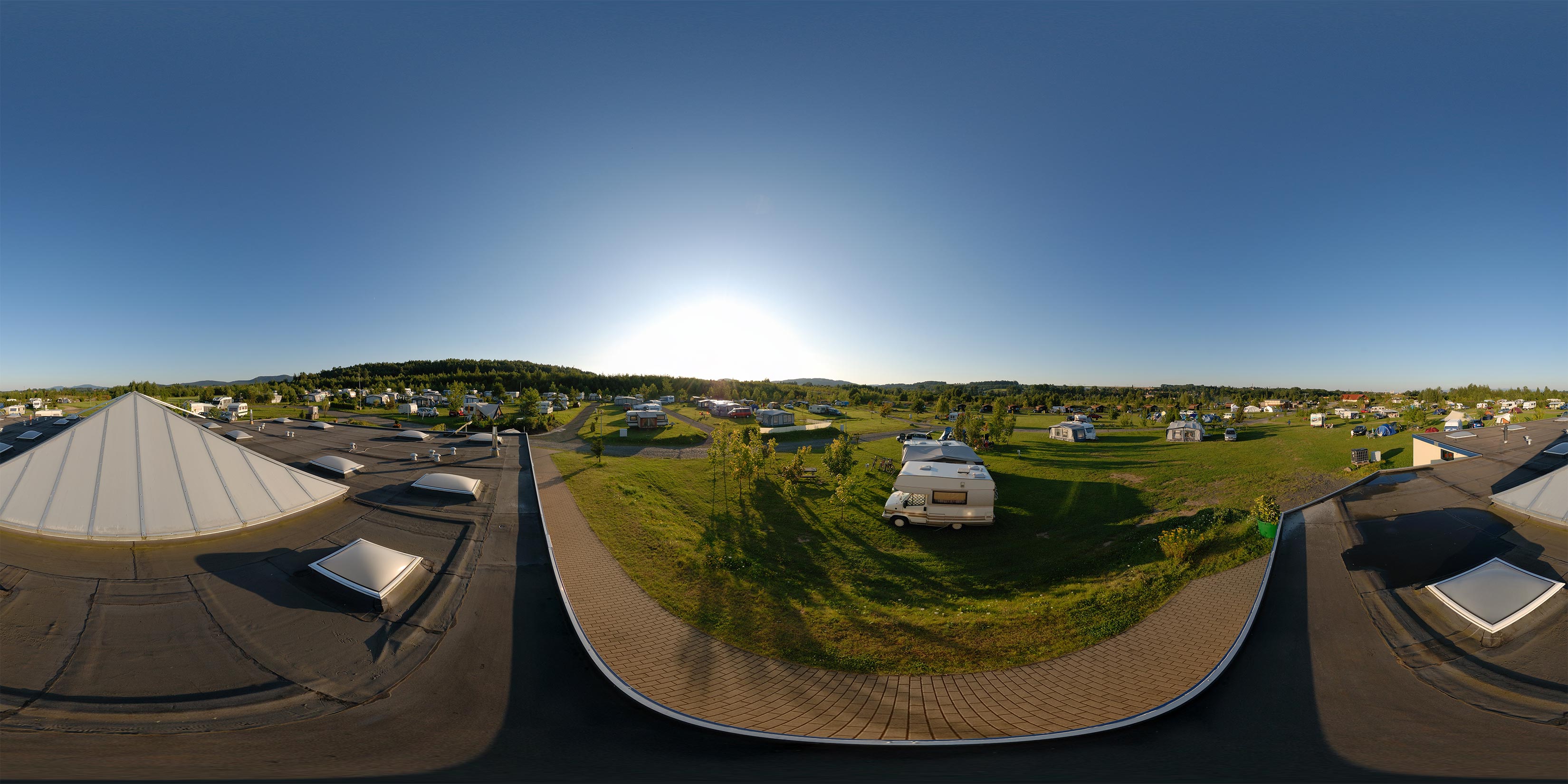 Virtueller Rundgang in der Nähe: Blick auf den Zeltplatz