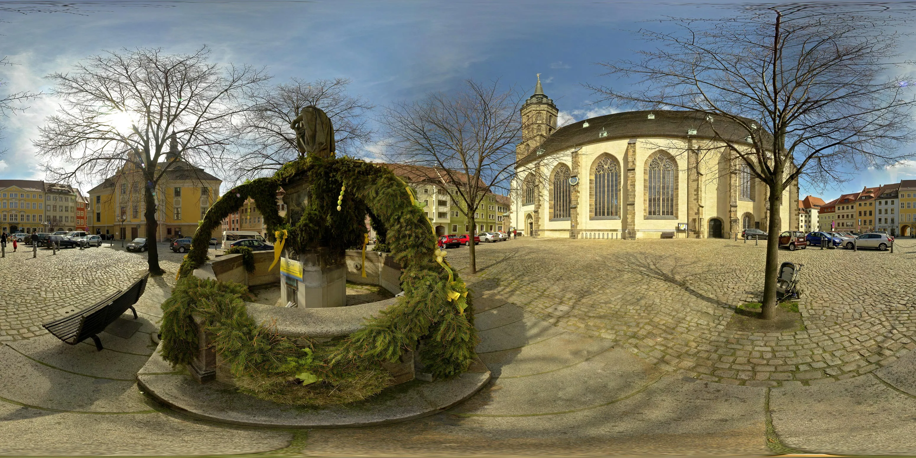 Virtueller Rundgang in der Nähe: Osterbrunnen in Frühling 07