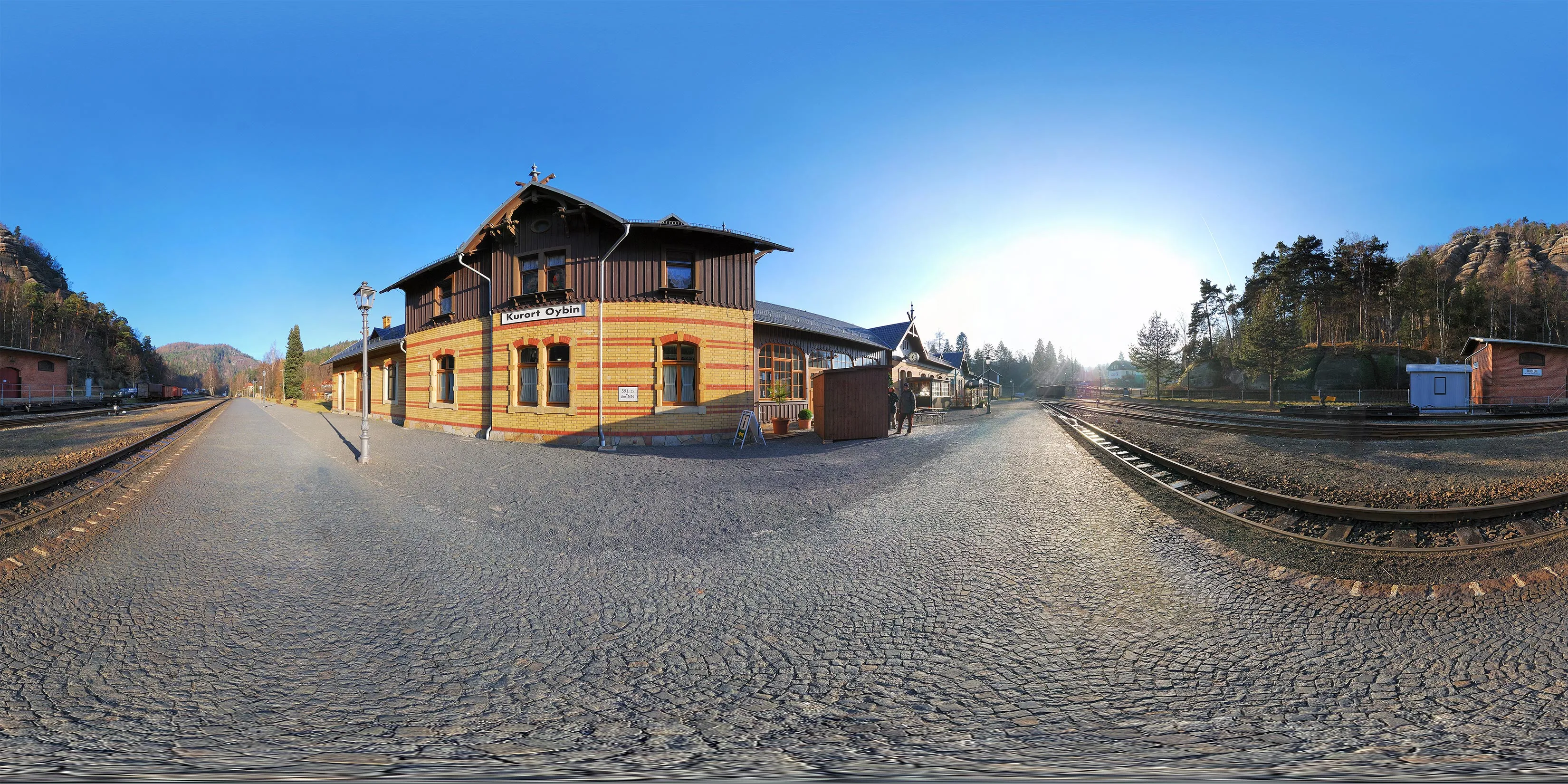 Virtueller Rundgang in der Nähe: Bahnhof der Schmalspurbahn in Kurort Oybin