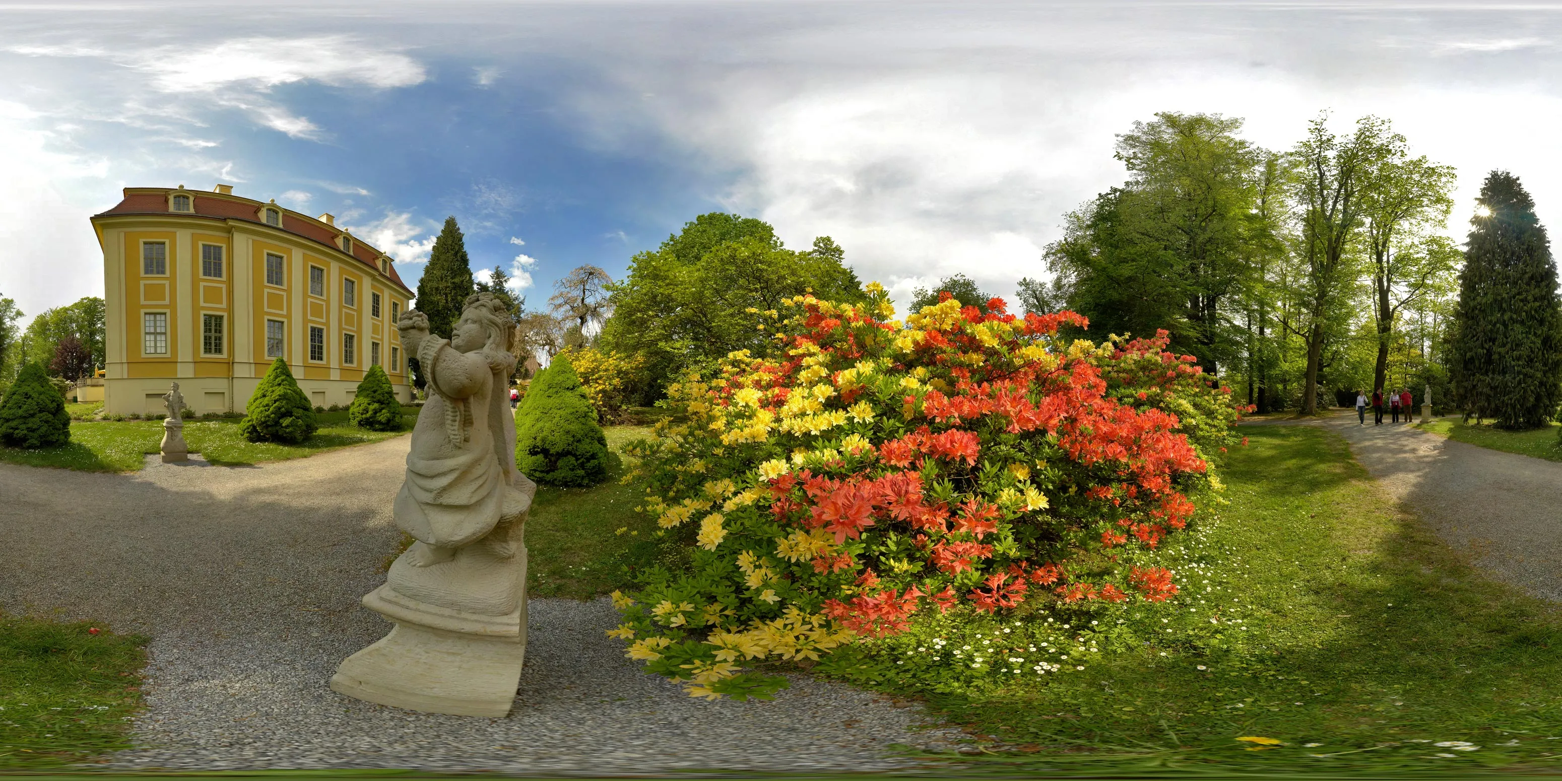 Virtueller Rundgang in der Nähe: Schloßpark in Barockschloß Rammenau