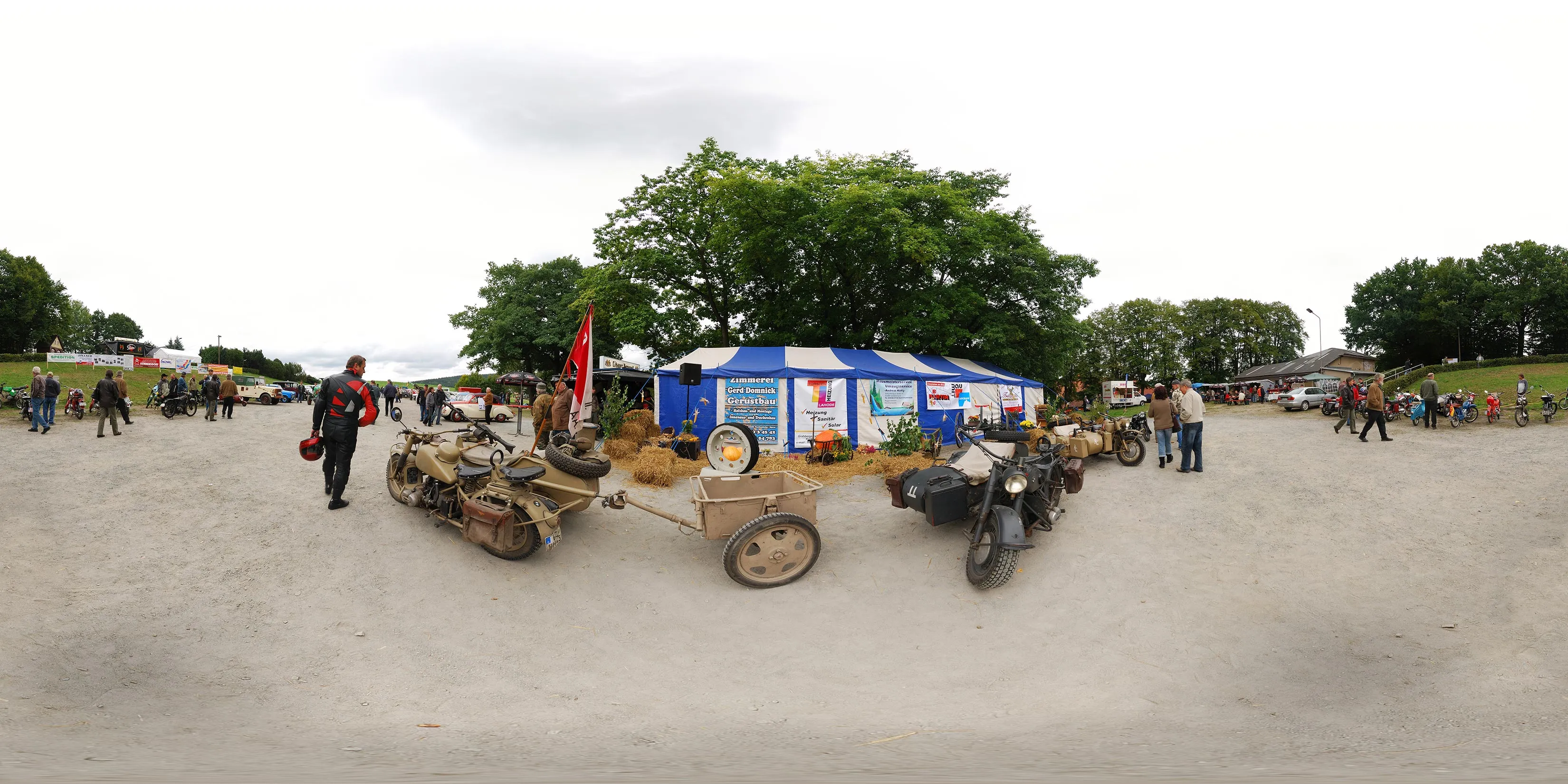 Virtueller Rundgang in der Nähe: Wehrmachtgespanne 2008 in Oldtimertreffen Sohland