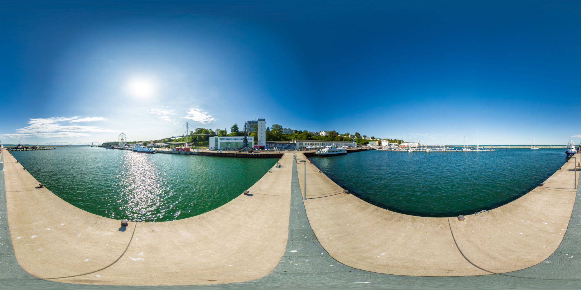 Virtueller Rundgang in der Nähe: Sassnitz - Schiffsanleger im Stadthafen