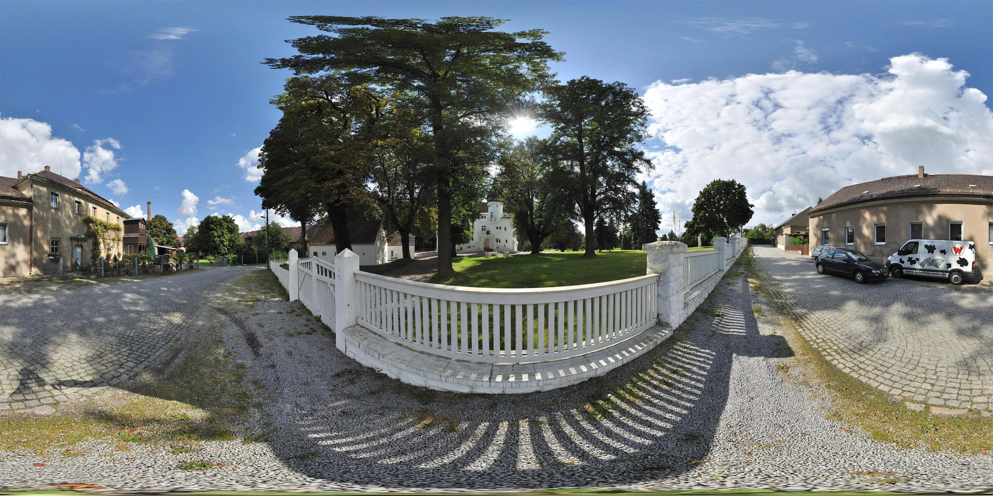 360° Panorama: Schloß Elstra in Oberlausitz