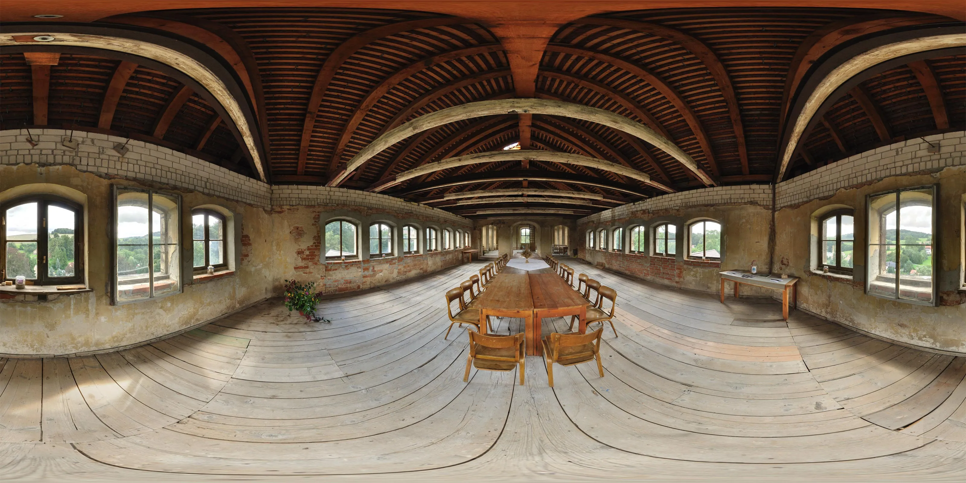 Virtueller Rundgang in der Nähe: Kanitz-Kyawsches Schloss - Turmzimmer in Hainewalde