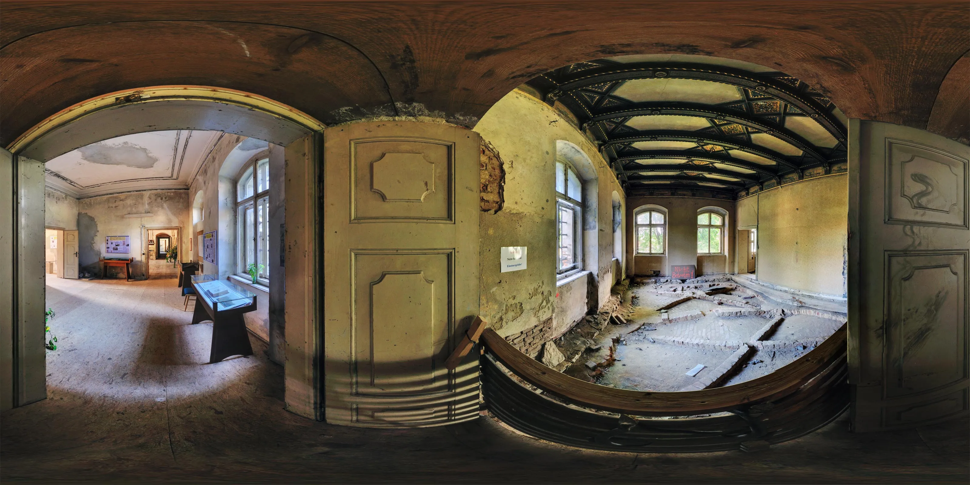 360° Panorama: Kanitz-Kyawsches Schloss - Zimmer 4 in Hainewalde