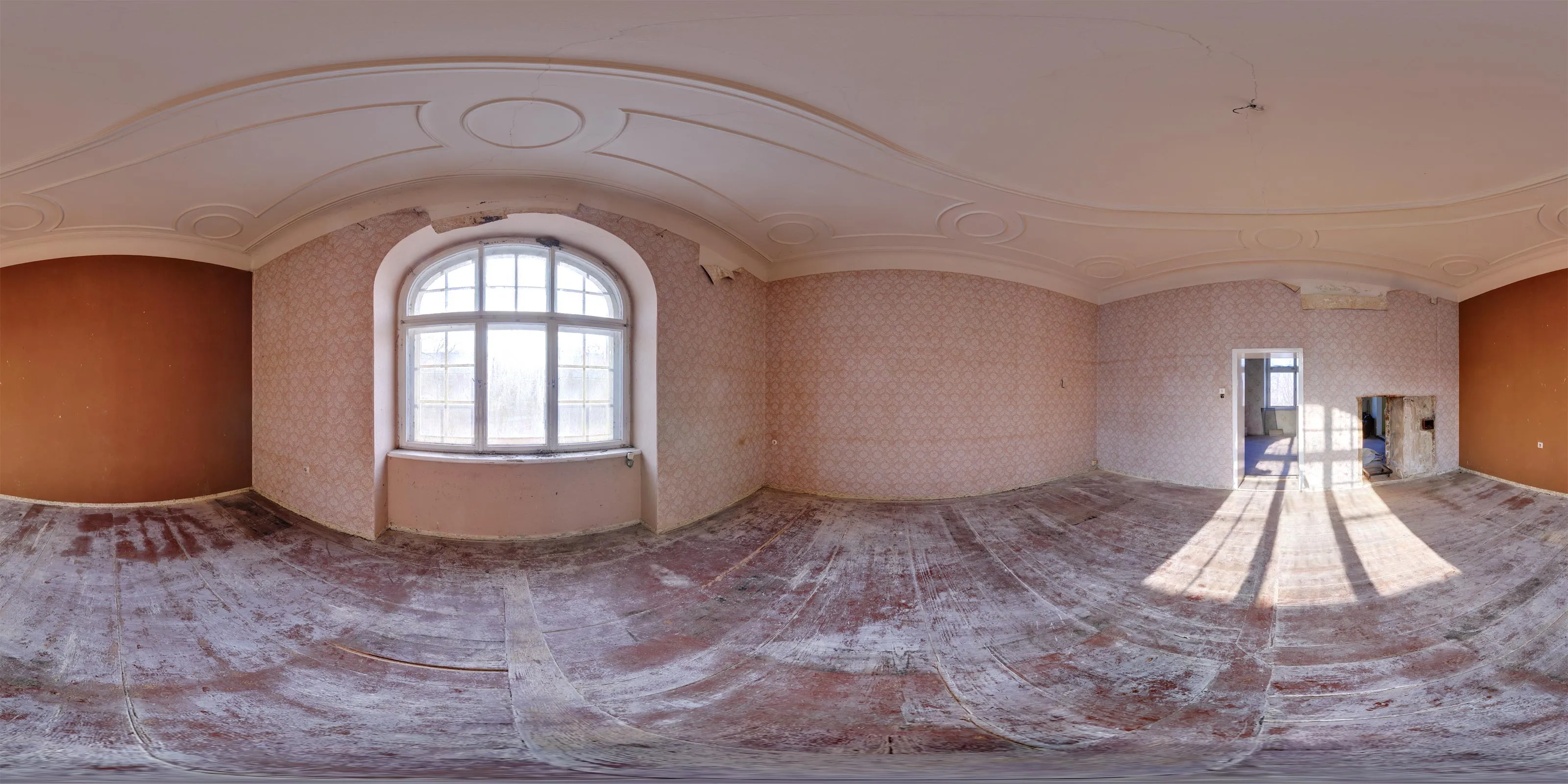 360° Panorama: Zimmer in Schloss und Gestüt Lehn