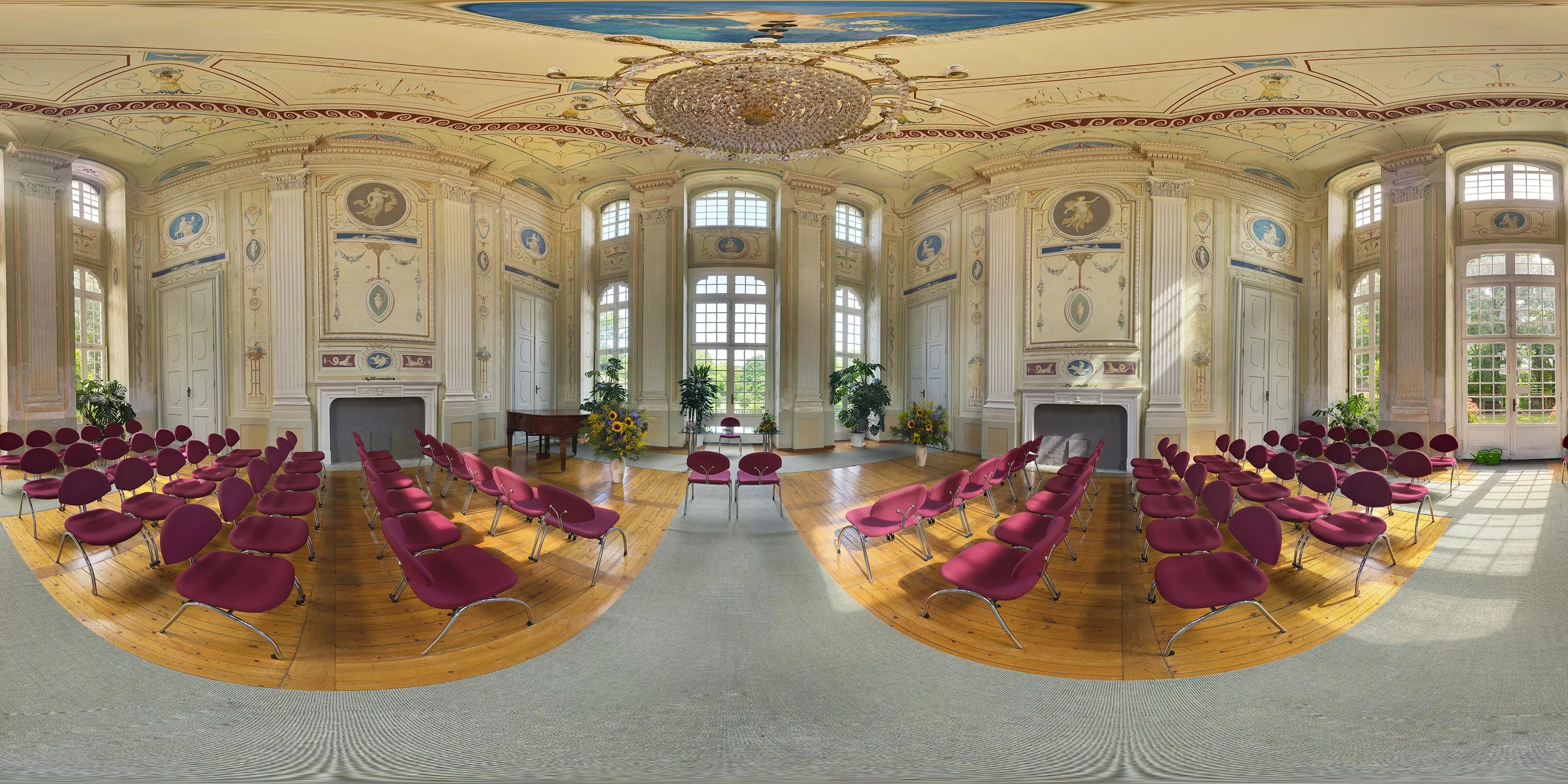 Virtueller Rundgang in der Nähe: Hochzeitsraum in Schloss Neschwitz