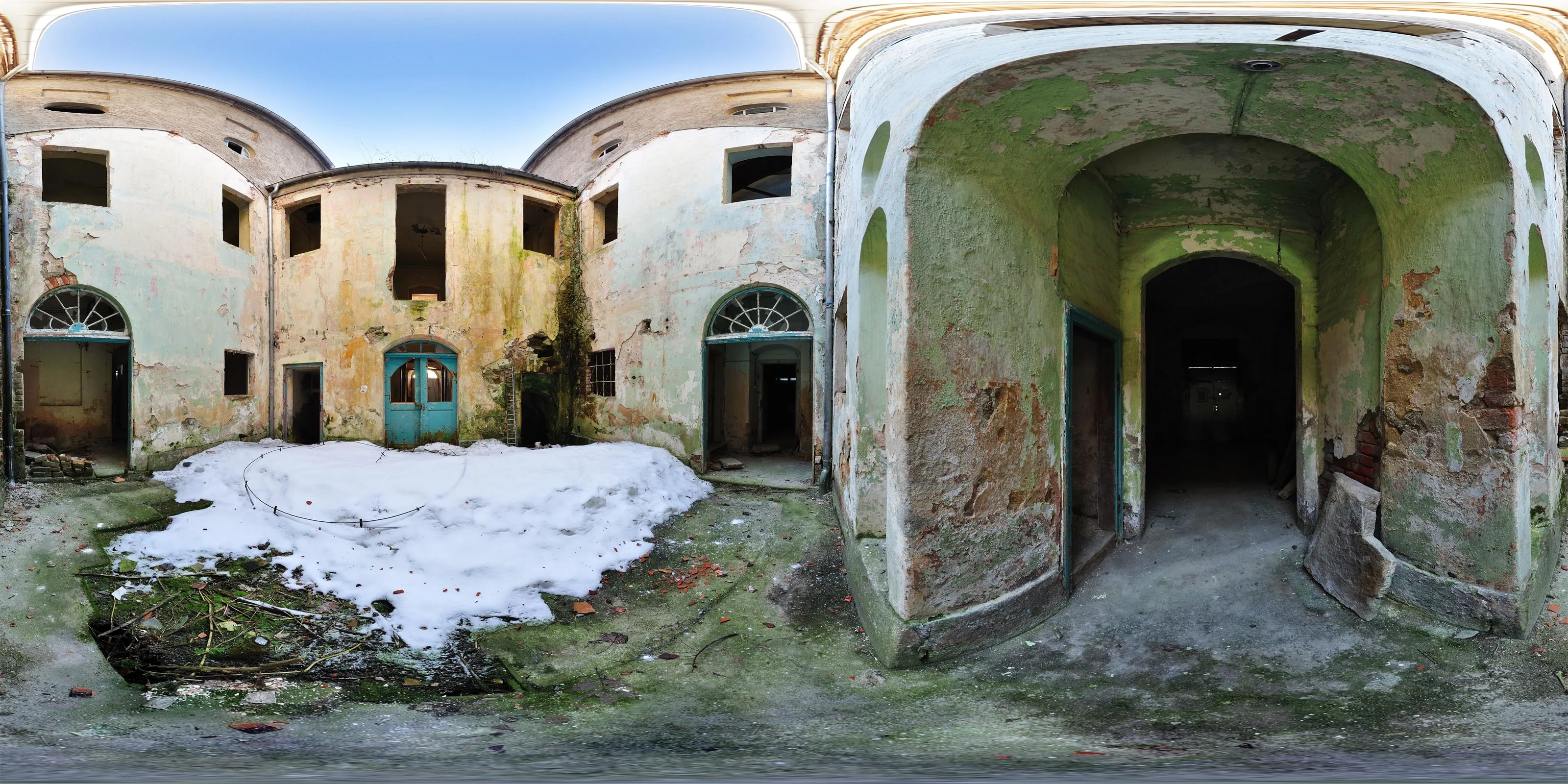 Virtueller Rundgang in der Nähe: Innenhof in Schloss Radibor