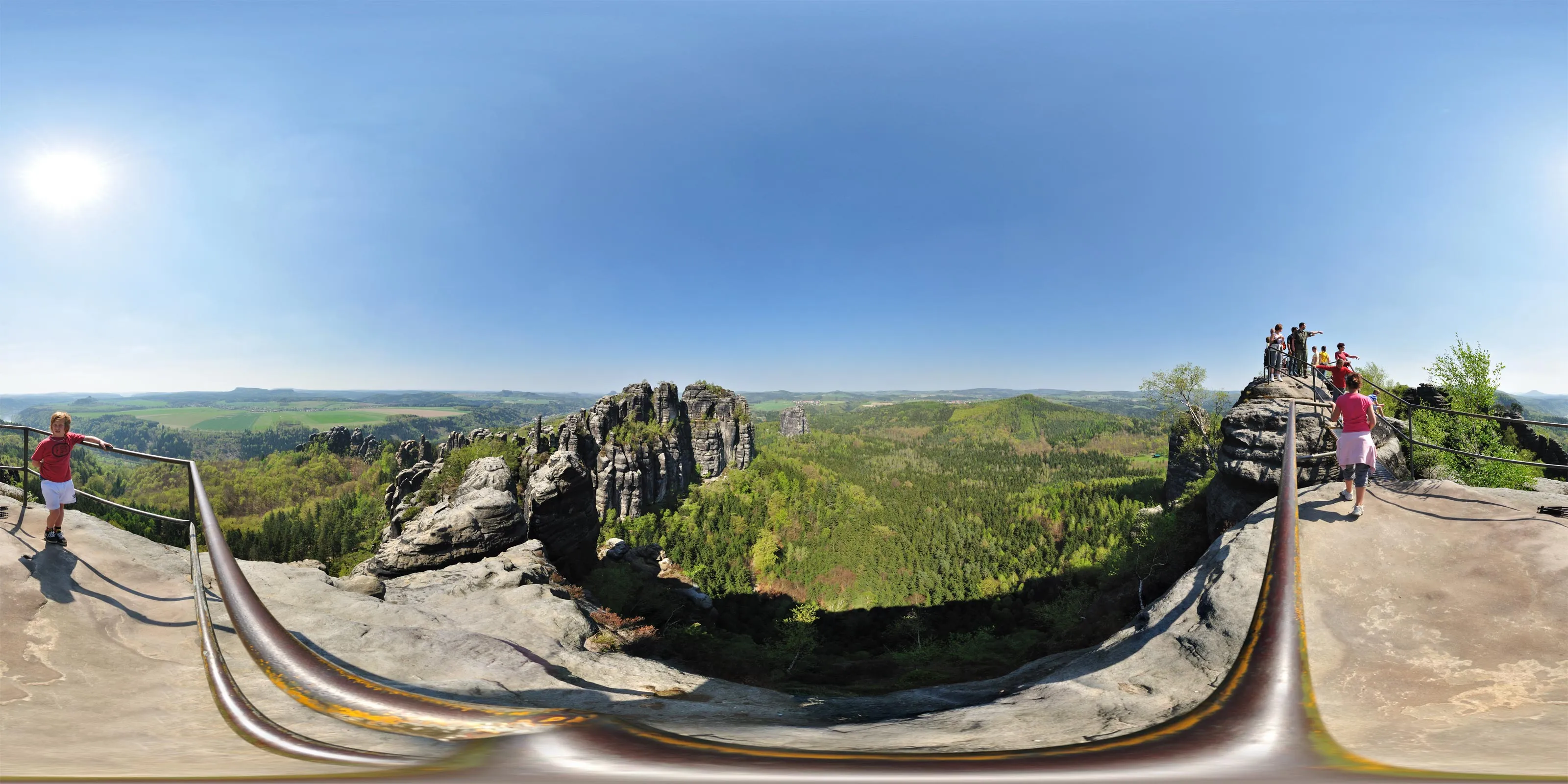 Virtueller Rundgang in der Nähe: Schrammsteinaussicht 1 in Wandergebiet Schrammsteine
