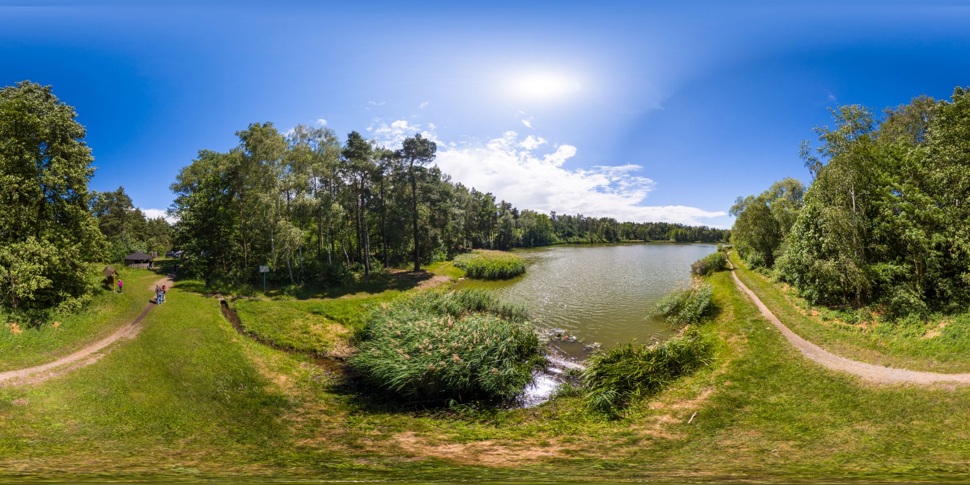 Virtueller Rundgang in der Nähe: Biberhütte am See der Freundschaft bei Laußnitz