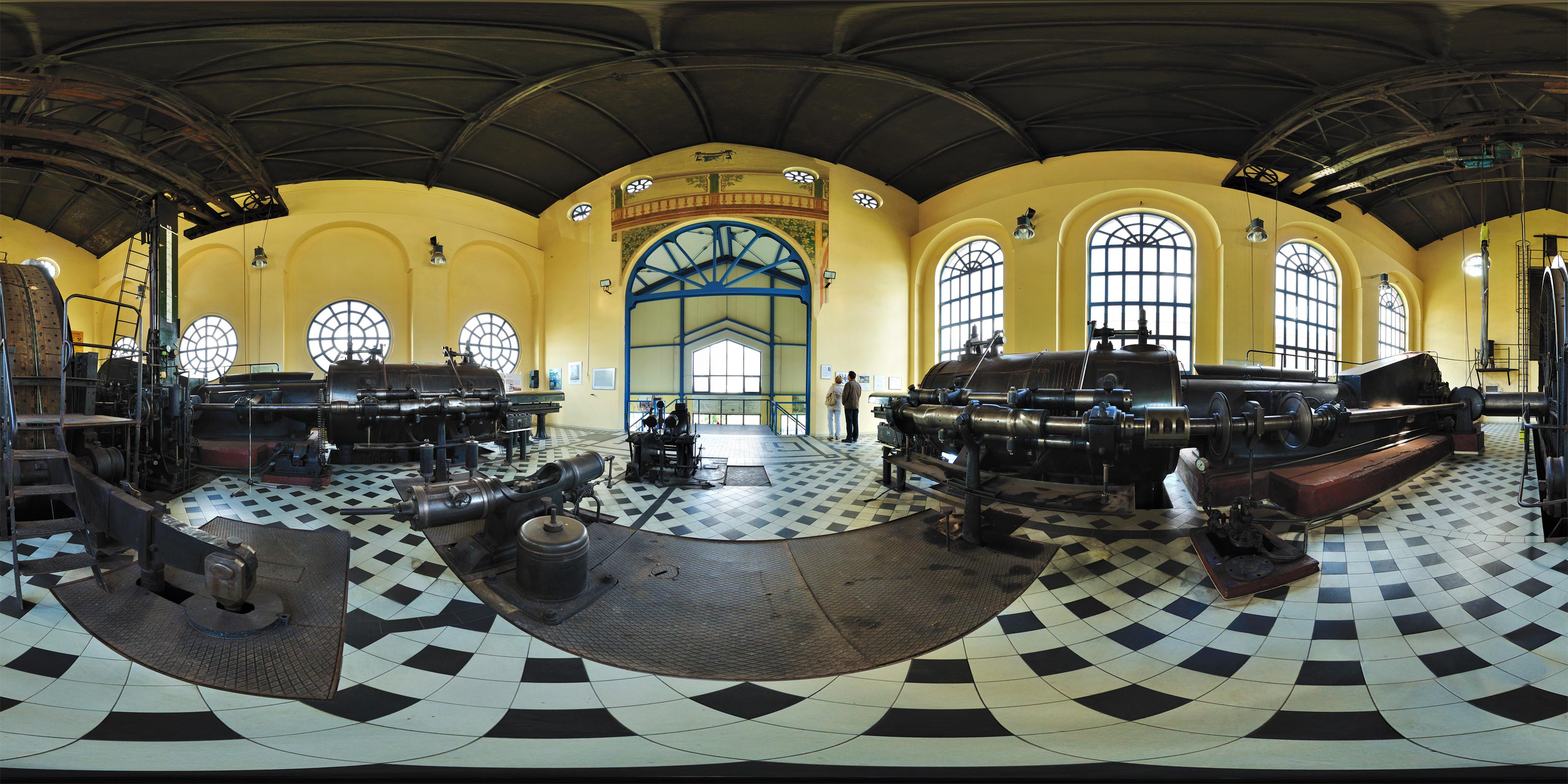 Zwillingsdampfmaschine am Brügmanschacht