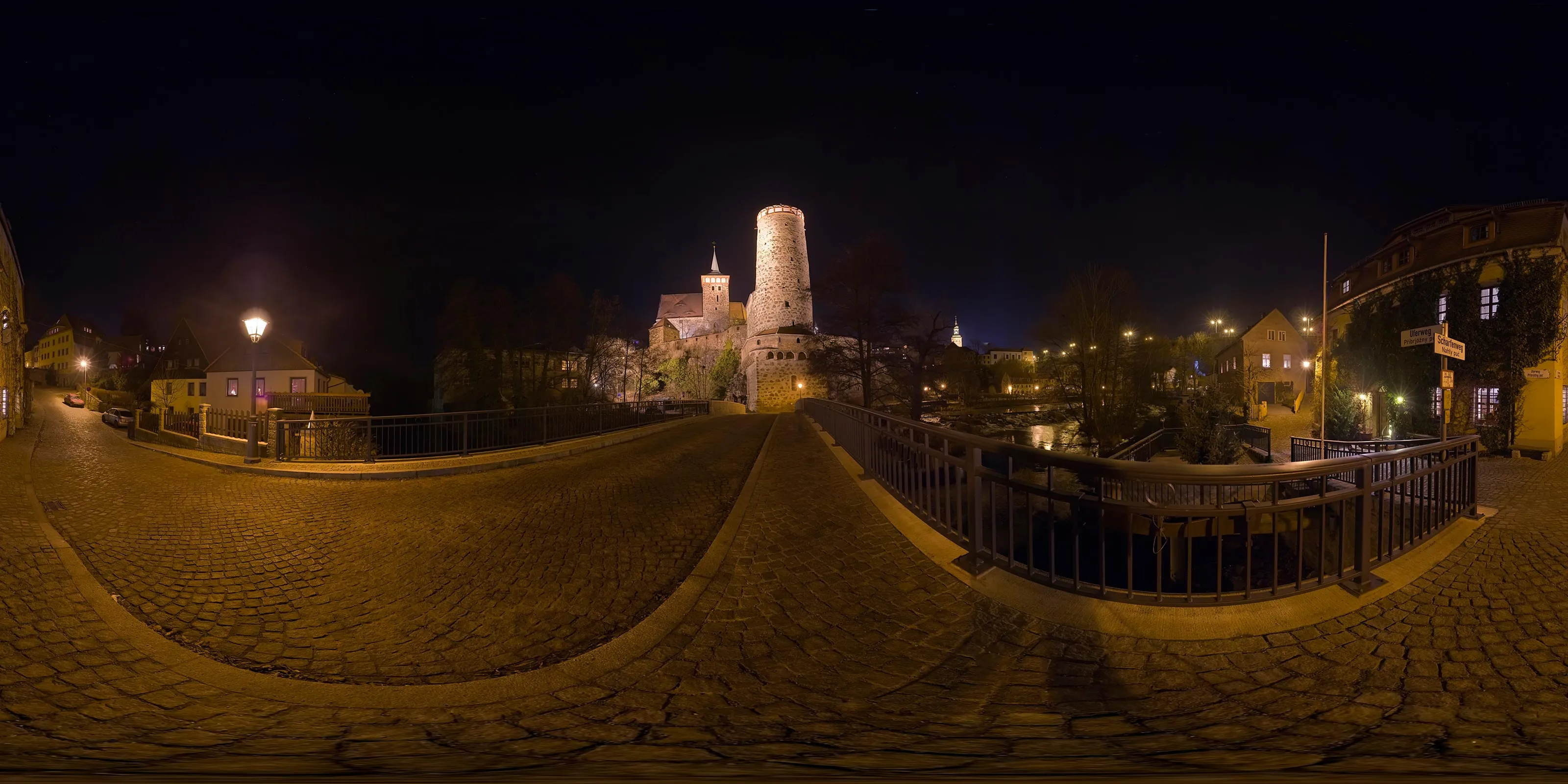 Virtueller Rundgang in der Nähe: Alte Wasserkunst in bei Nacht
