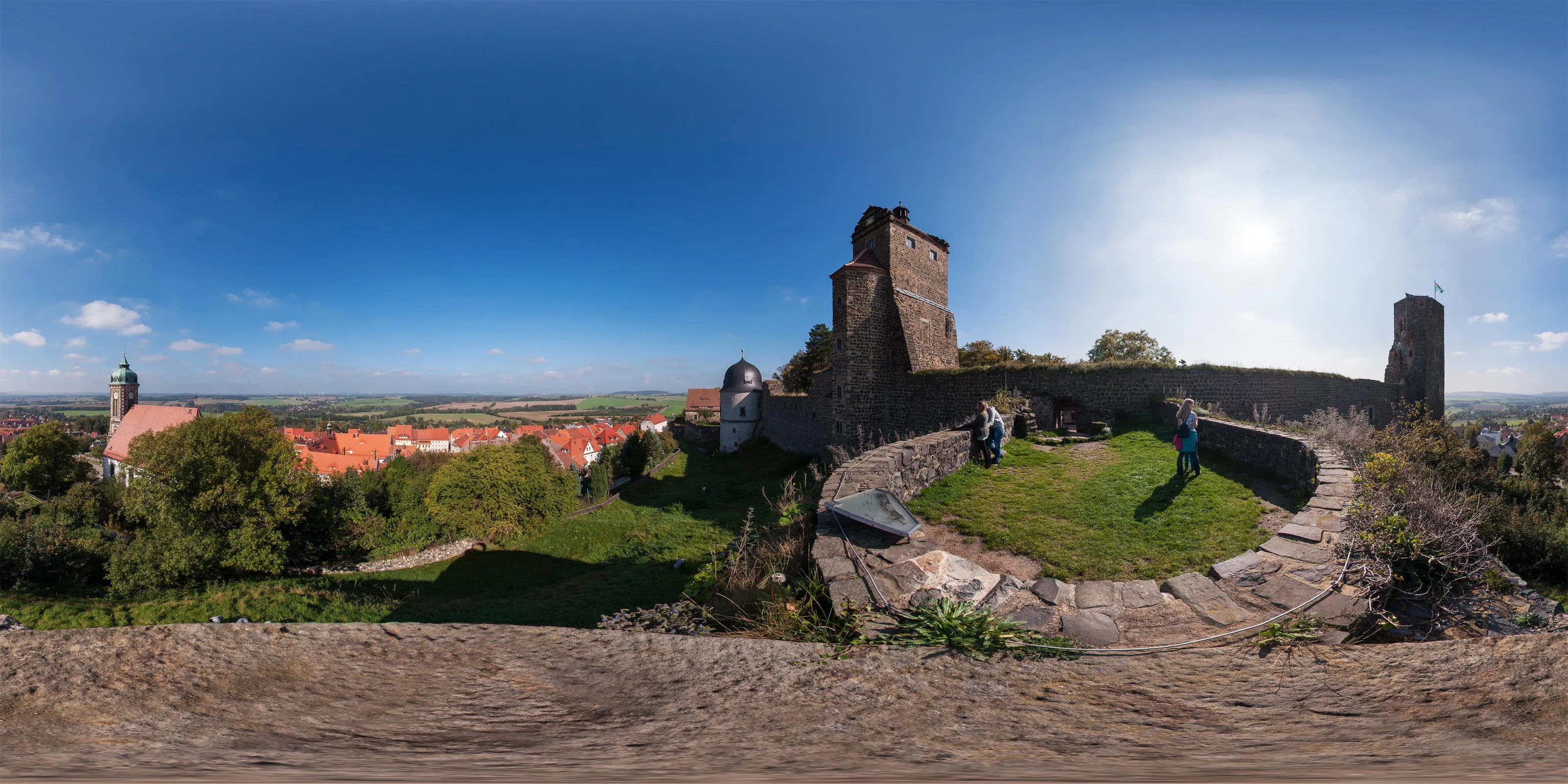 Virtueller Rundgang in der Nähe: Nord Aussicht in Burg Stolpen