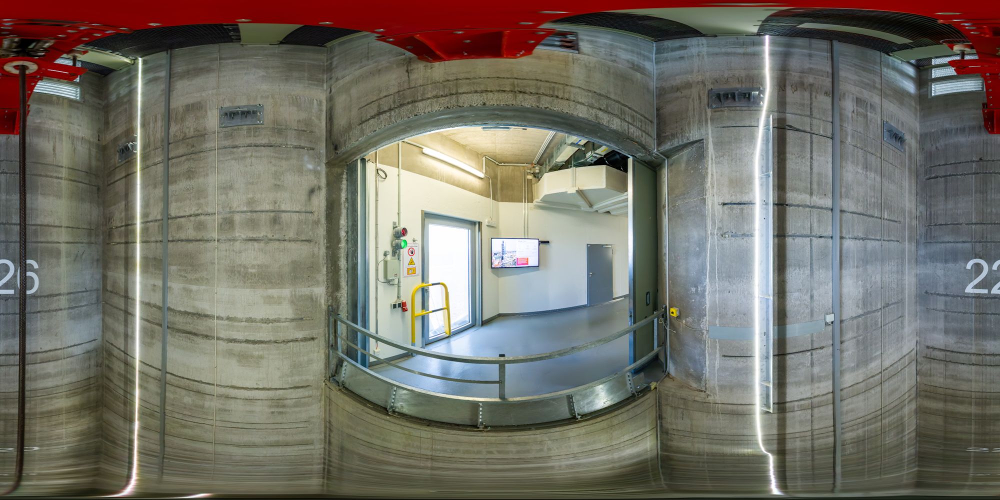 Virtueller Rundgang in der Nähe: TK Elevator Testturm - Schacht des Schwerlastaufzuges