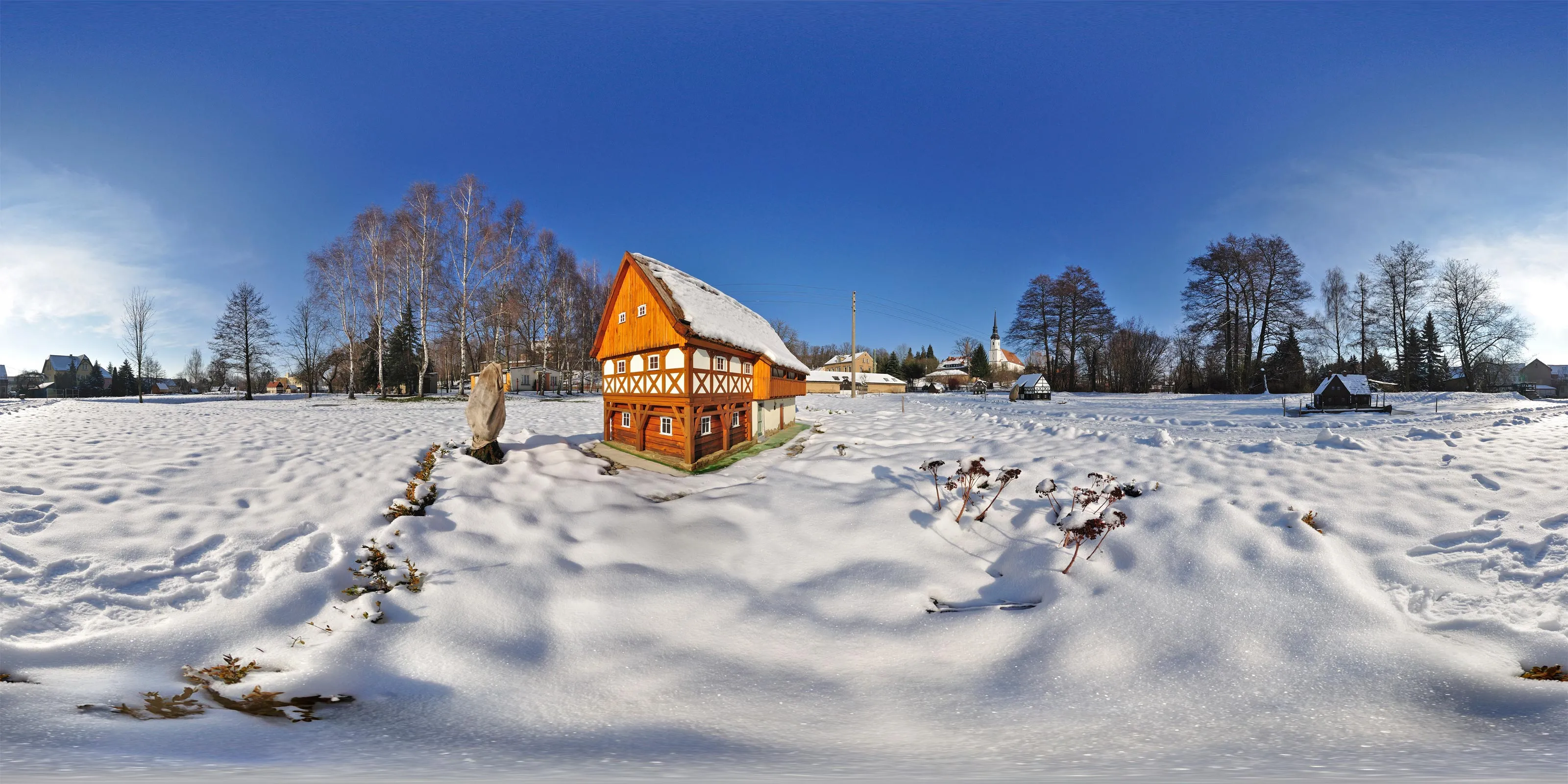 Virtueller Rundgang in der Nähe: Umgebindehaus-Park 2 in Cunewalde