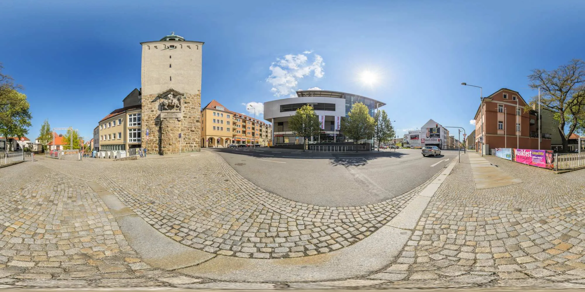 Virtueller Rundgang in der Nähe: Lauenturm in Bautzen in Frühling 2017