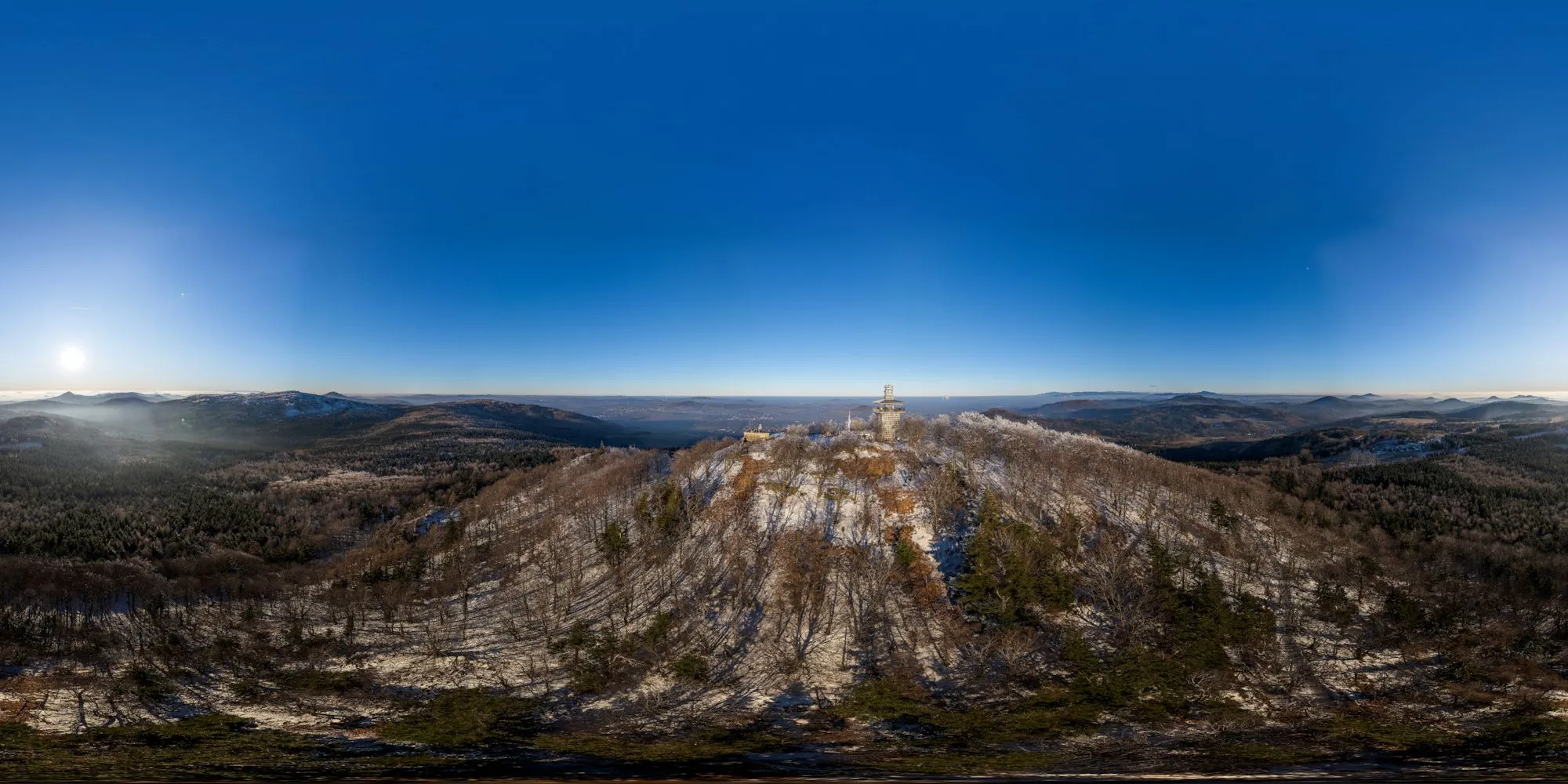 Virtueller Rundgang in der Nähe: Lausche - Ansicht von Norden in Zittauer Gebirge