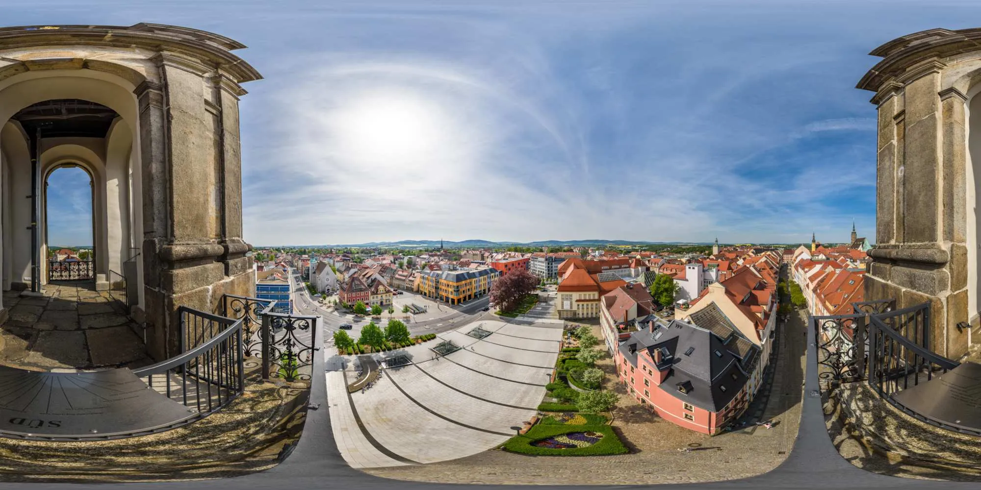 Virtueller Rundgang in der Nähe: Reichenturm - Südaussicht in Frühling 2018