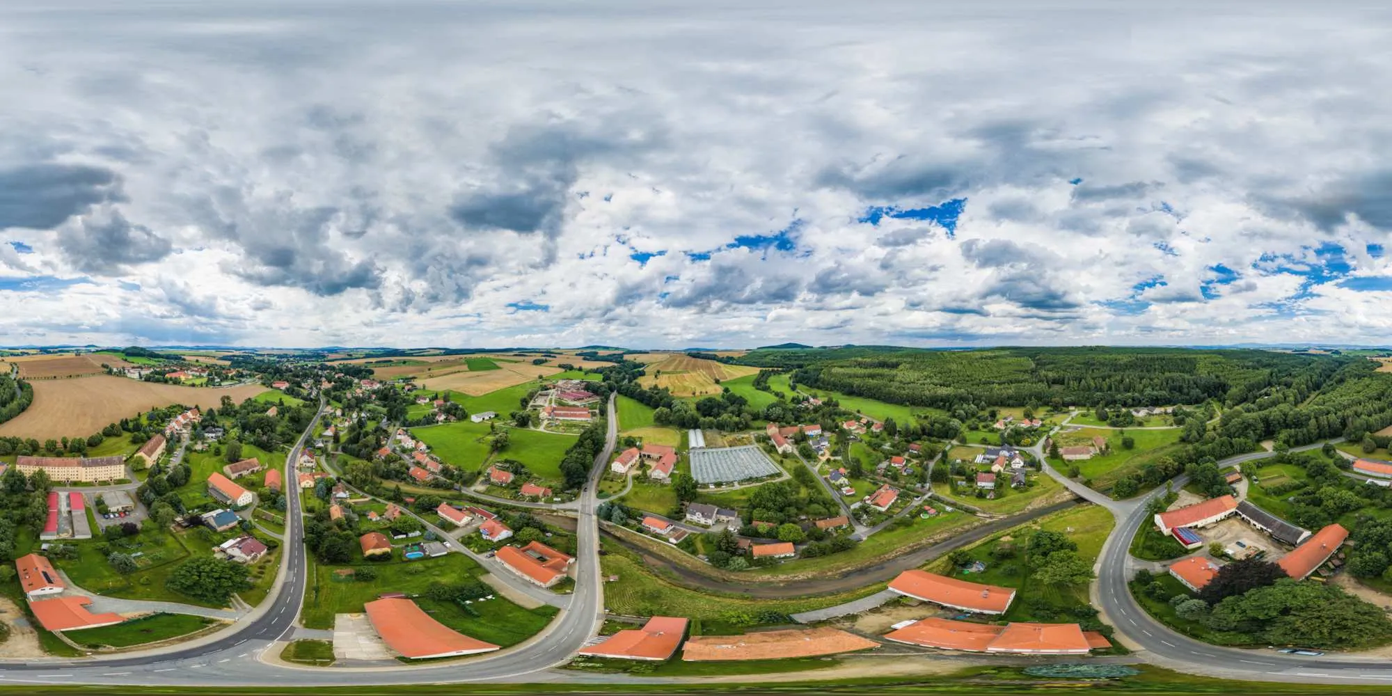 Virtueller Rundgang in der Nähe: Luftpanorama - Schönau - Berzdorf in Oberlausitz
